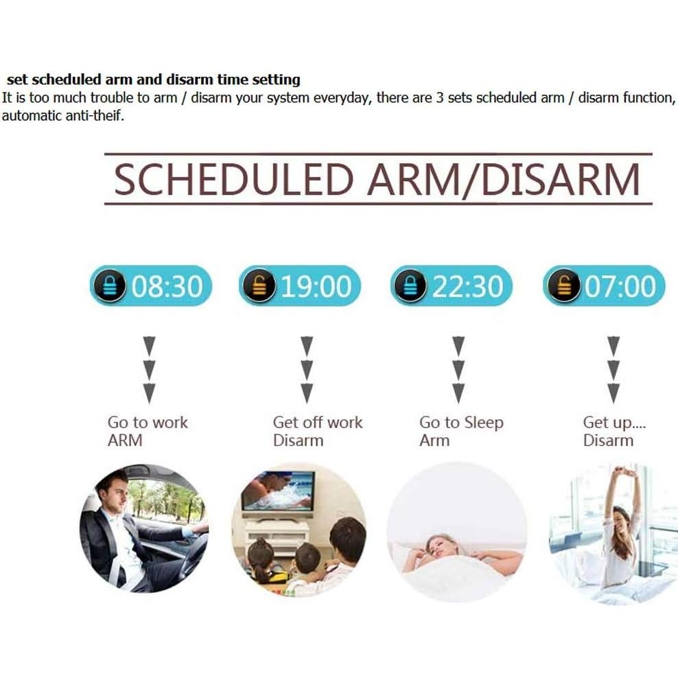 Sistema de Alarma Inalámbrico AGSHOME 4G 99 Zonas Seguridad
