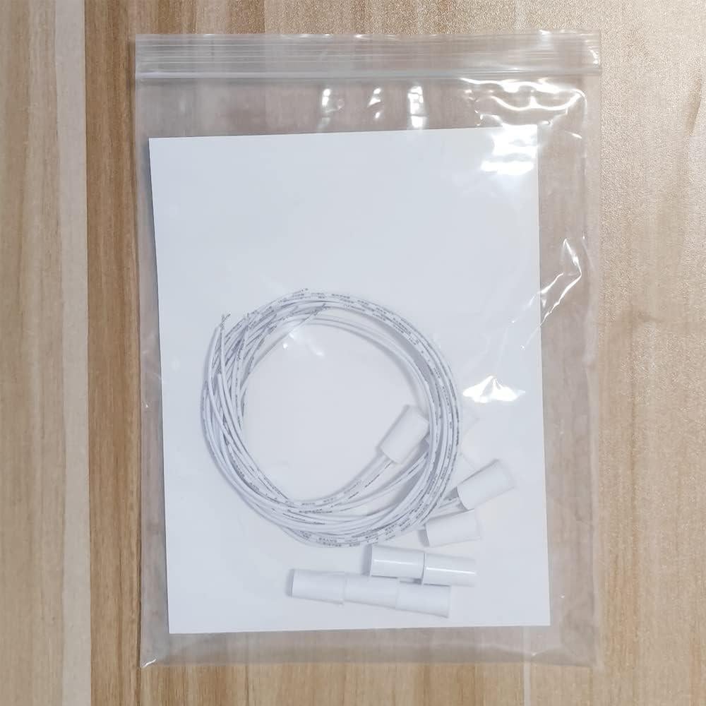 Paquete de 5 Contactos Magnéticos WESUA para Alarma NC 9.53 mm