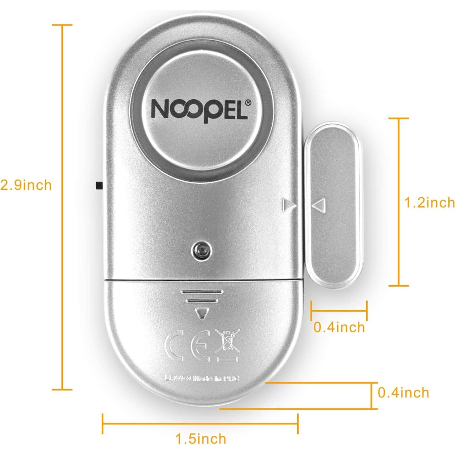 Alarma de Puerta y Ventana NOOPEL 120dB y 90dB - 2 Piezas