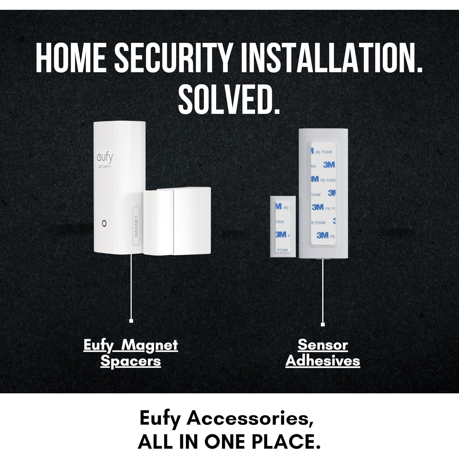 Adhesivos de Montaje Doble Cara 3M para Sensores EUFY - Paquete de 10