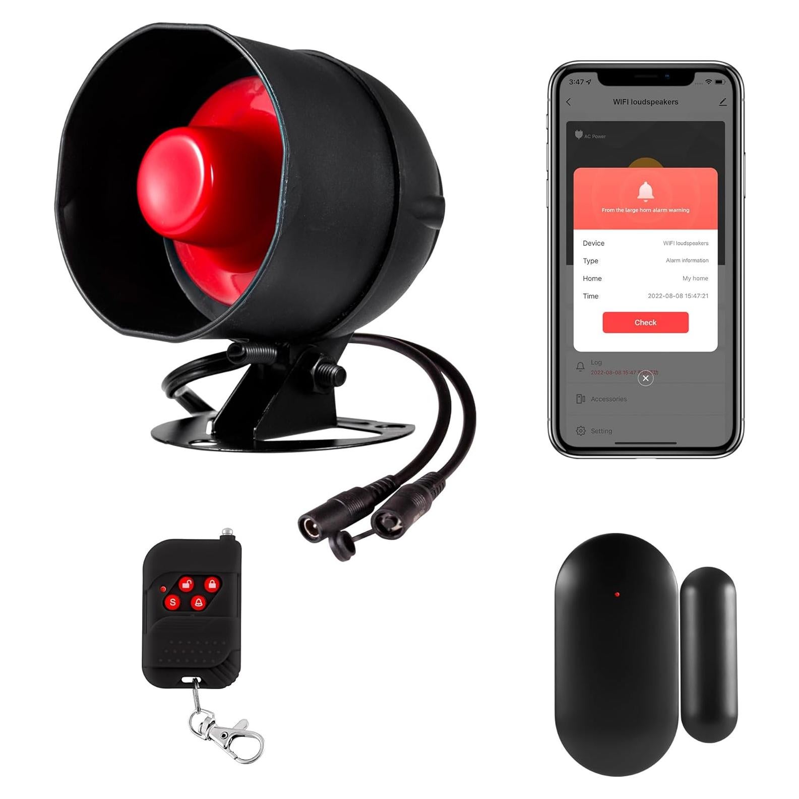 Sistema de Alarma WiFi TOWODE 120dB para Seguridad del Hogar