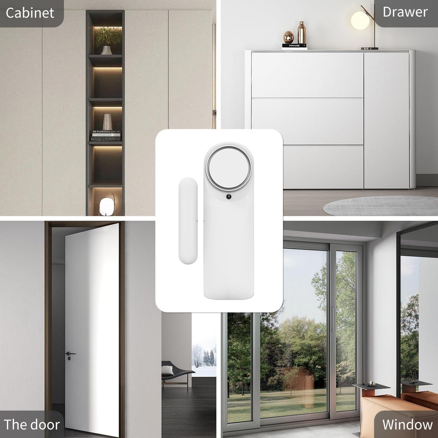 Sensor de Puerta y Ventana WiFi Farylink DSA-01 con Timbre