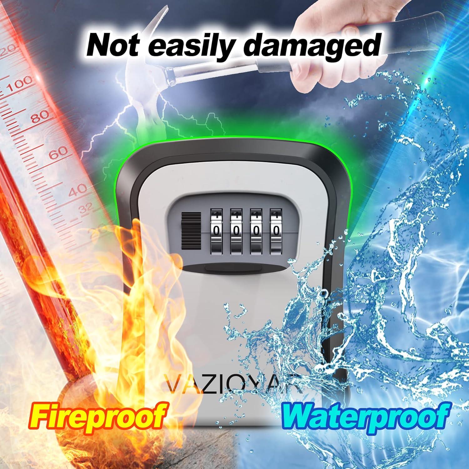 Caja de Llave Vazioyar con Cerradura de Combinación 4 Dígitos