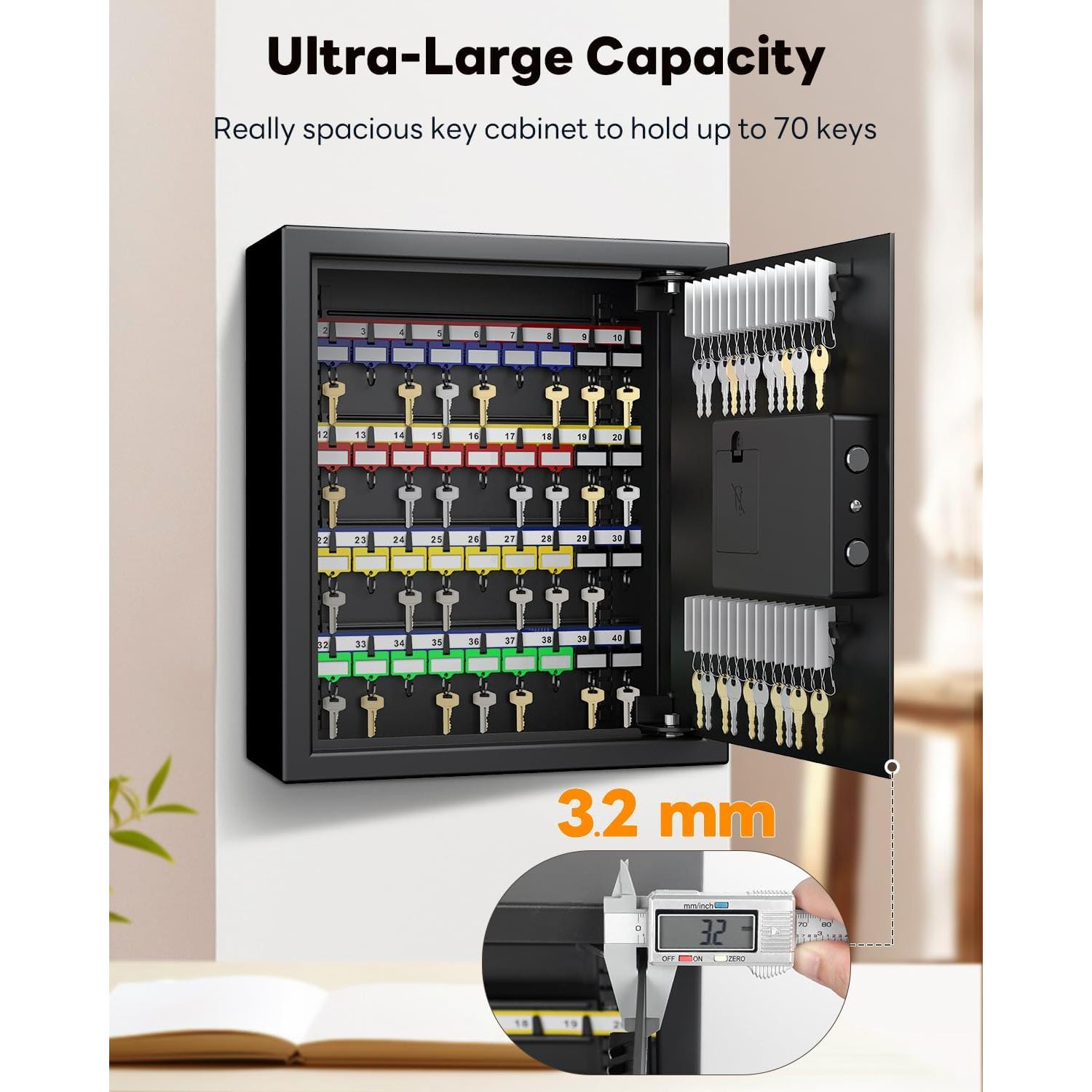 Armario de Llaves Uniclife 70 Posiciones con Cerradura Digital