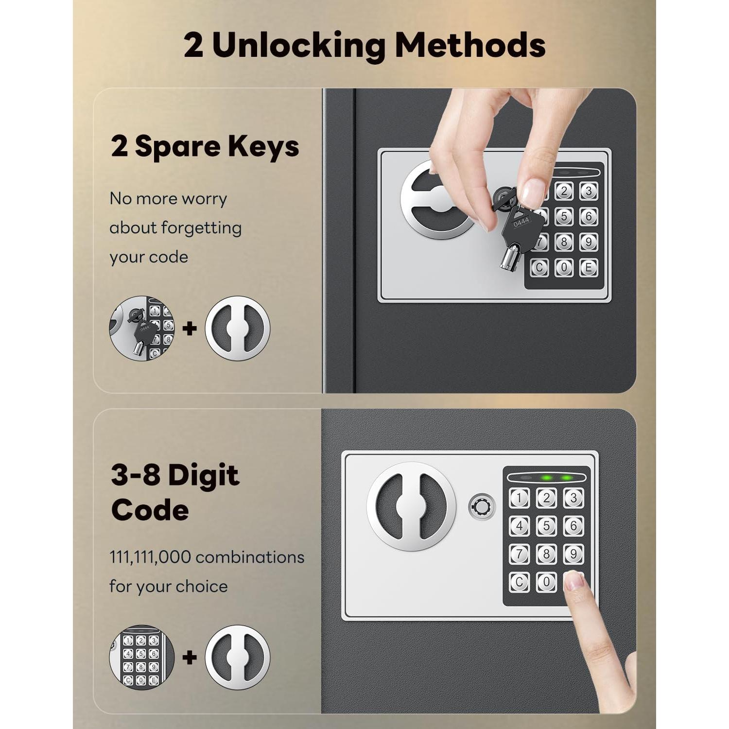 Armario de Llaves Uniclife 70 Posiciones con Cerradura Digital