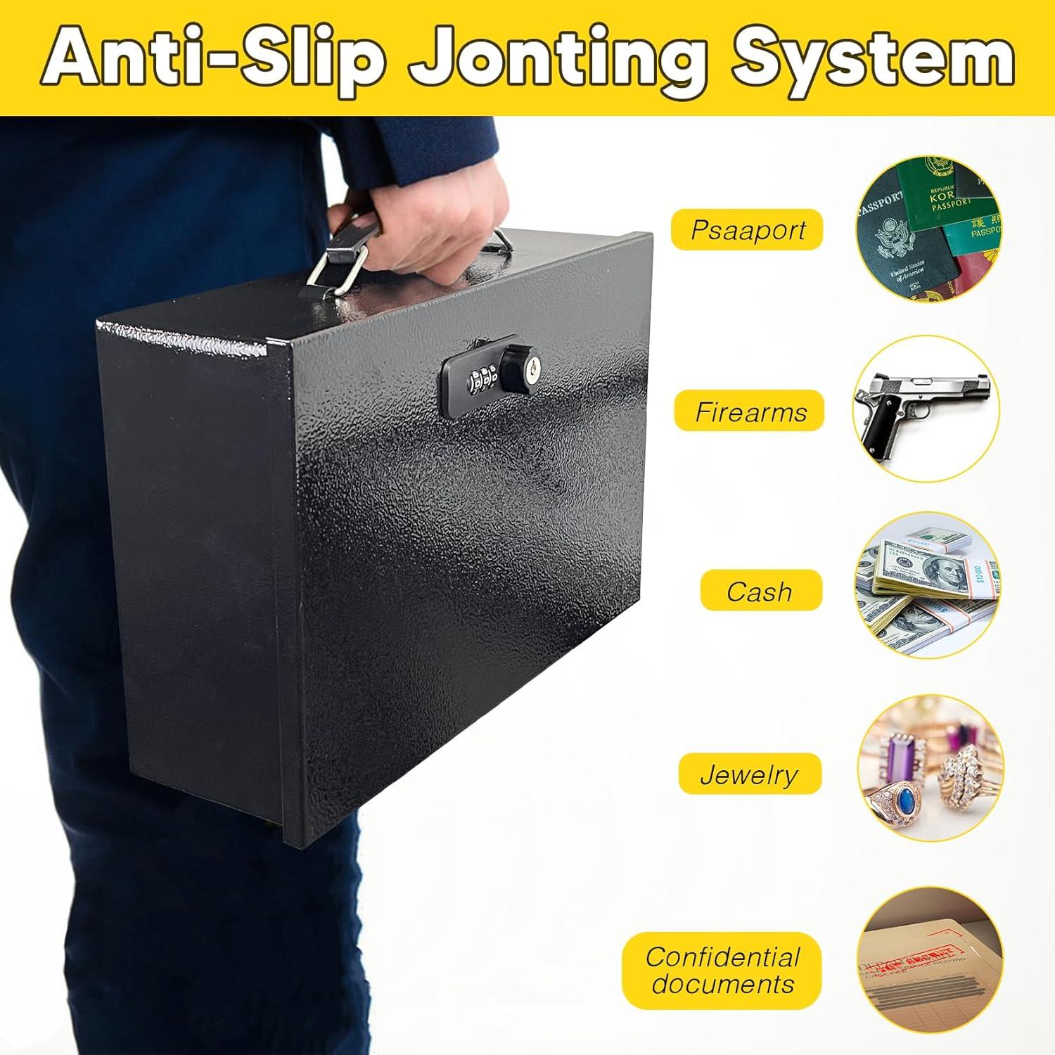 Caja de Seguridad a Prueba de Fuego YIYITOOLS VK018 2kg