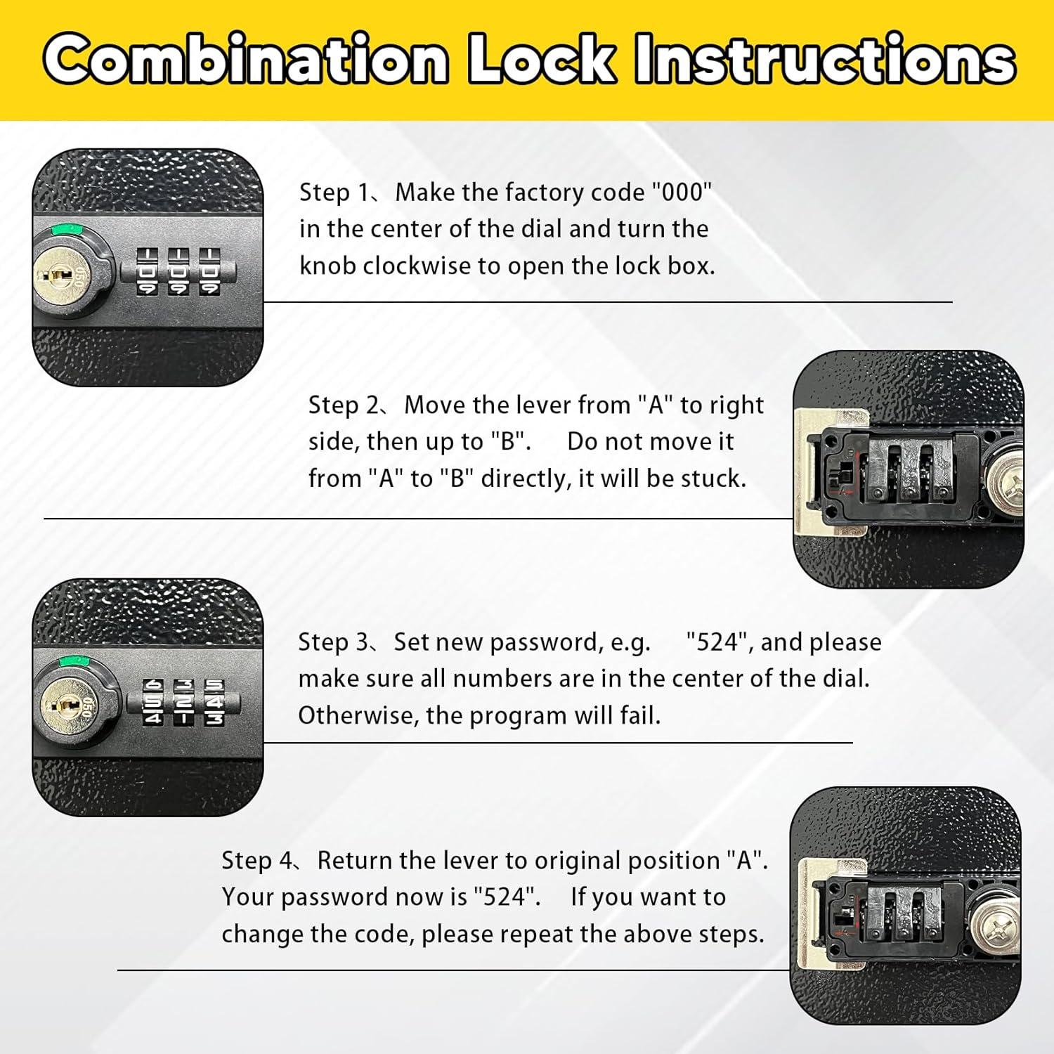 Caja de Seguridad a Prueba de Fuego YIYITOOLS VK018 2kg
