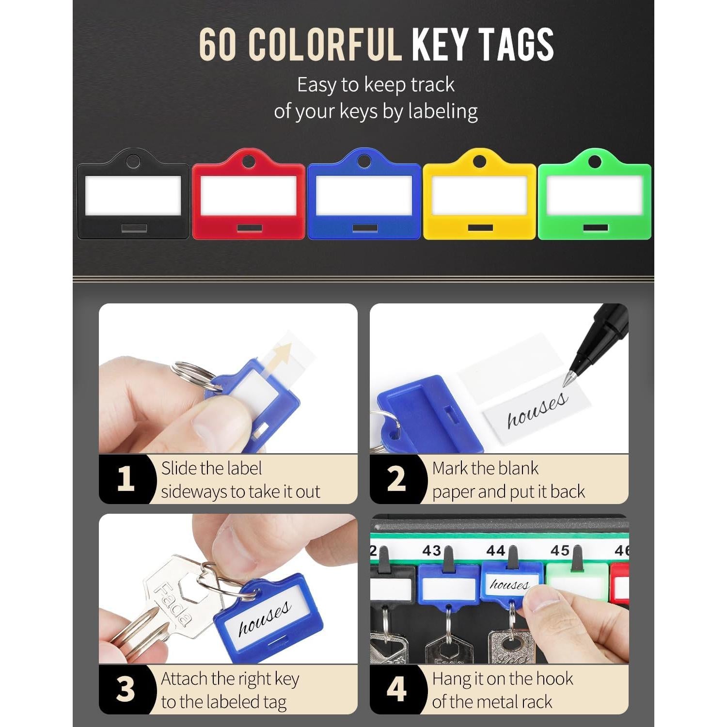 Gabinete de Llaves Uniclife 60 Llaves con Combinación y Llave