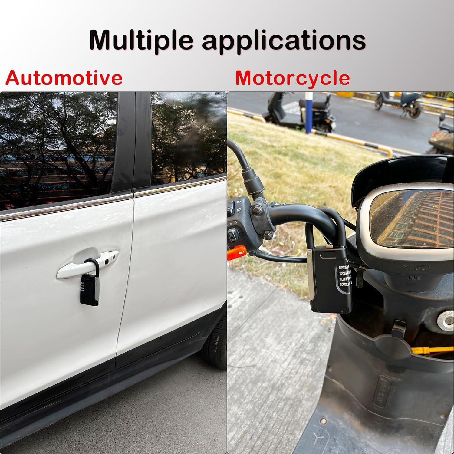 Caja de Seguridad para Llaves Lexng, Cerradura de Código, Negra