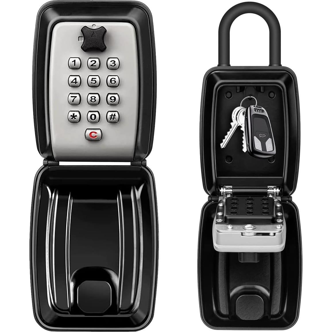 Caja de Llave con Combinación HUANLANG para Exterior 12 Dígitos