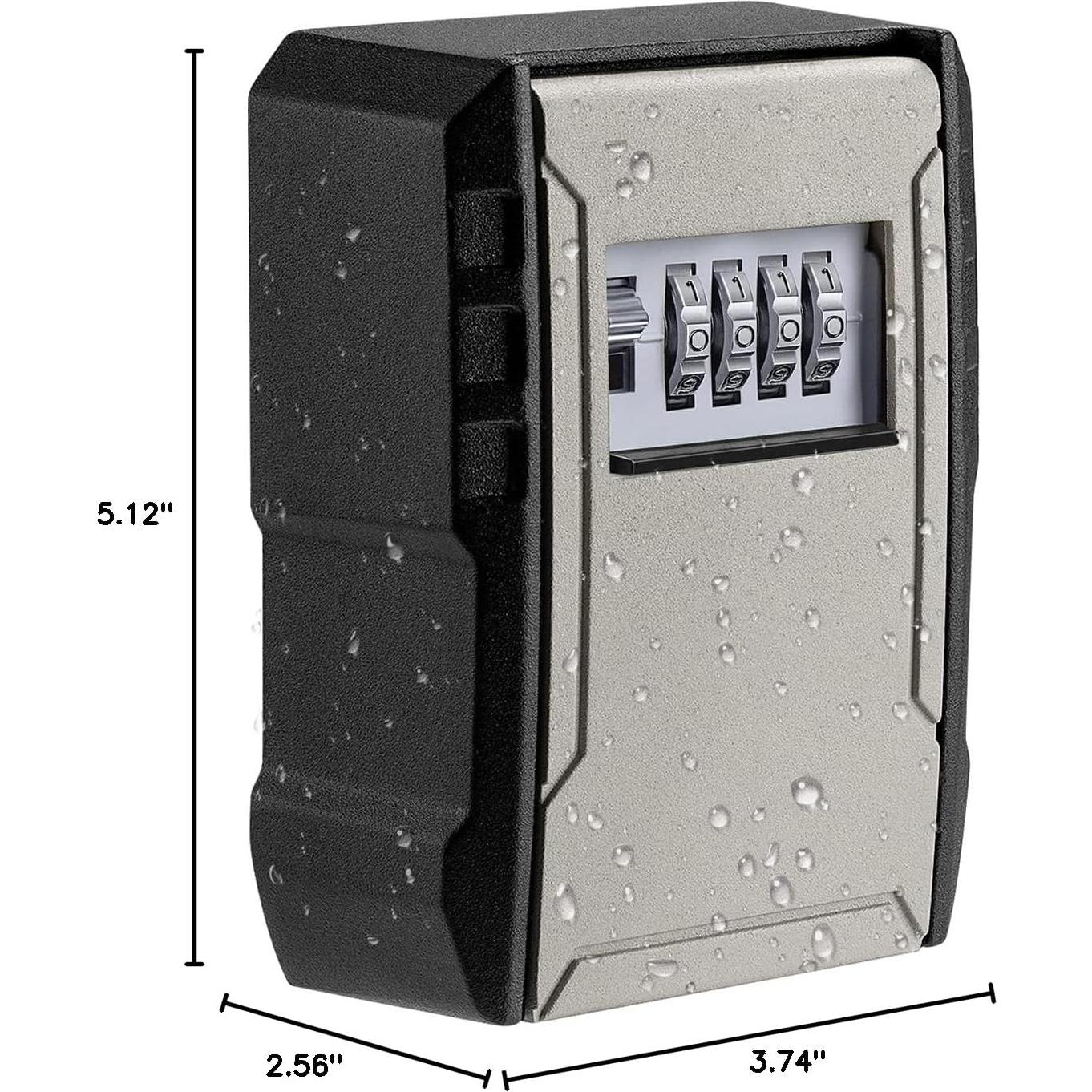 Caja de Llaves de Gran Capacidad Fayleeko Gris 10 Llaves