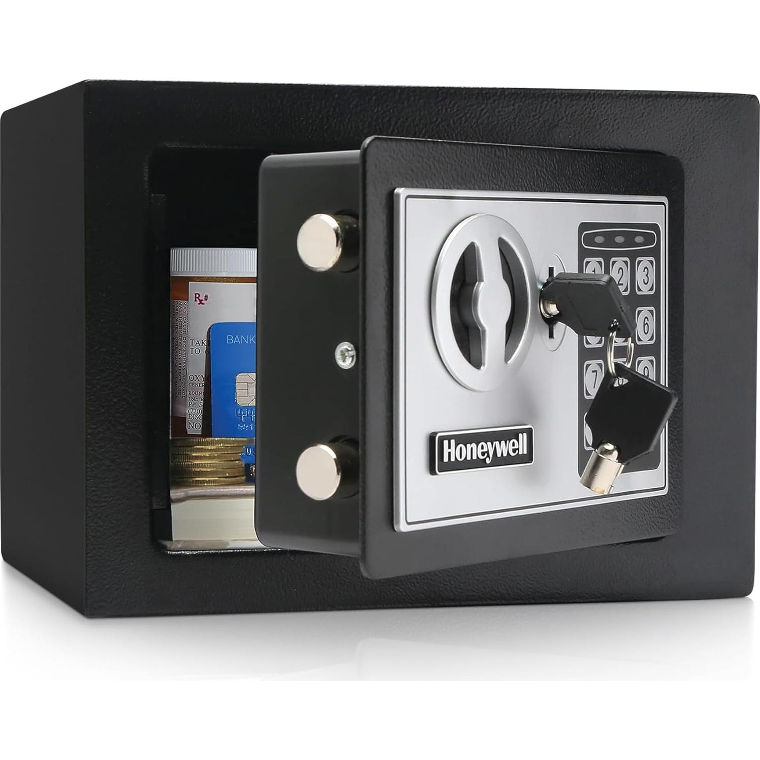 Caja Fuerte Pequeña Honeywell 5005 con Cerradura Digital 4.8L