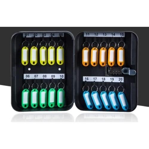 Gabinete de Llaves VebaCidi de Acero con 20 Etiquetas y Cerradura