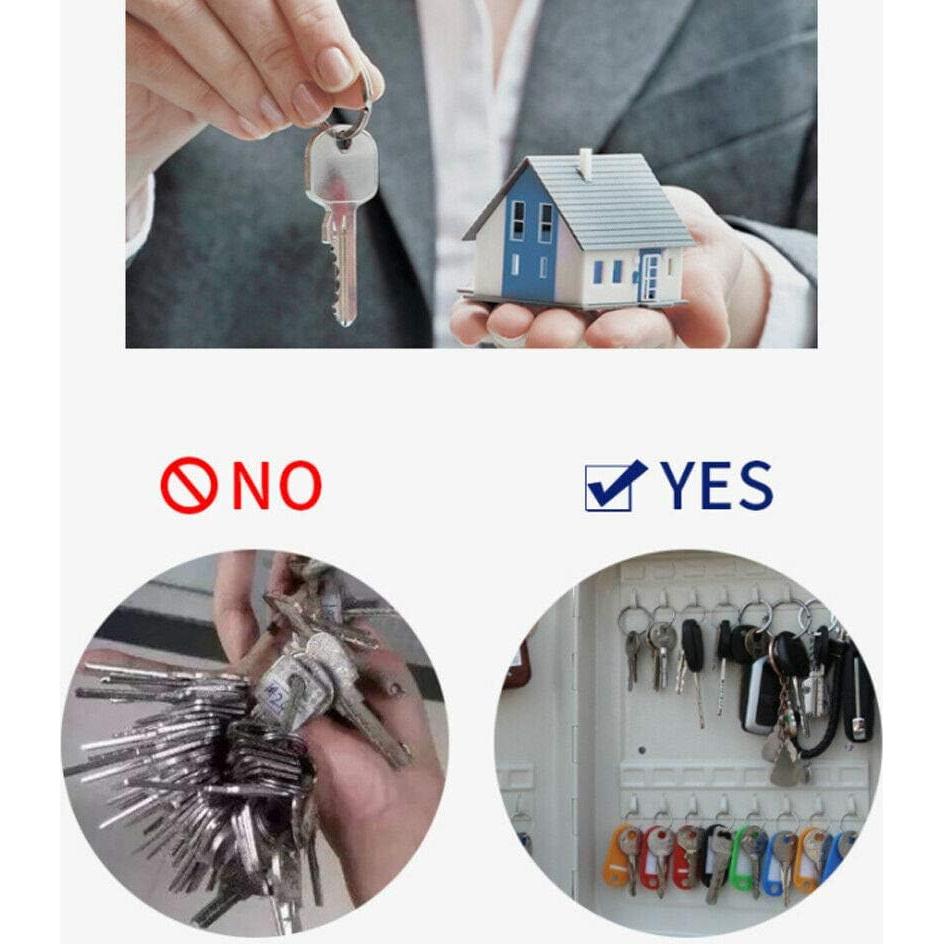 Gabinete de Llaves VebaCidi de Acero con 20 Etiquetas y Cerradura