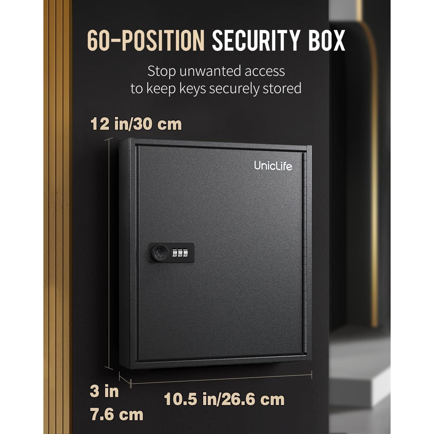 Armario de Llaves Uniclife 60 Posiciones con Cerradura Combinada