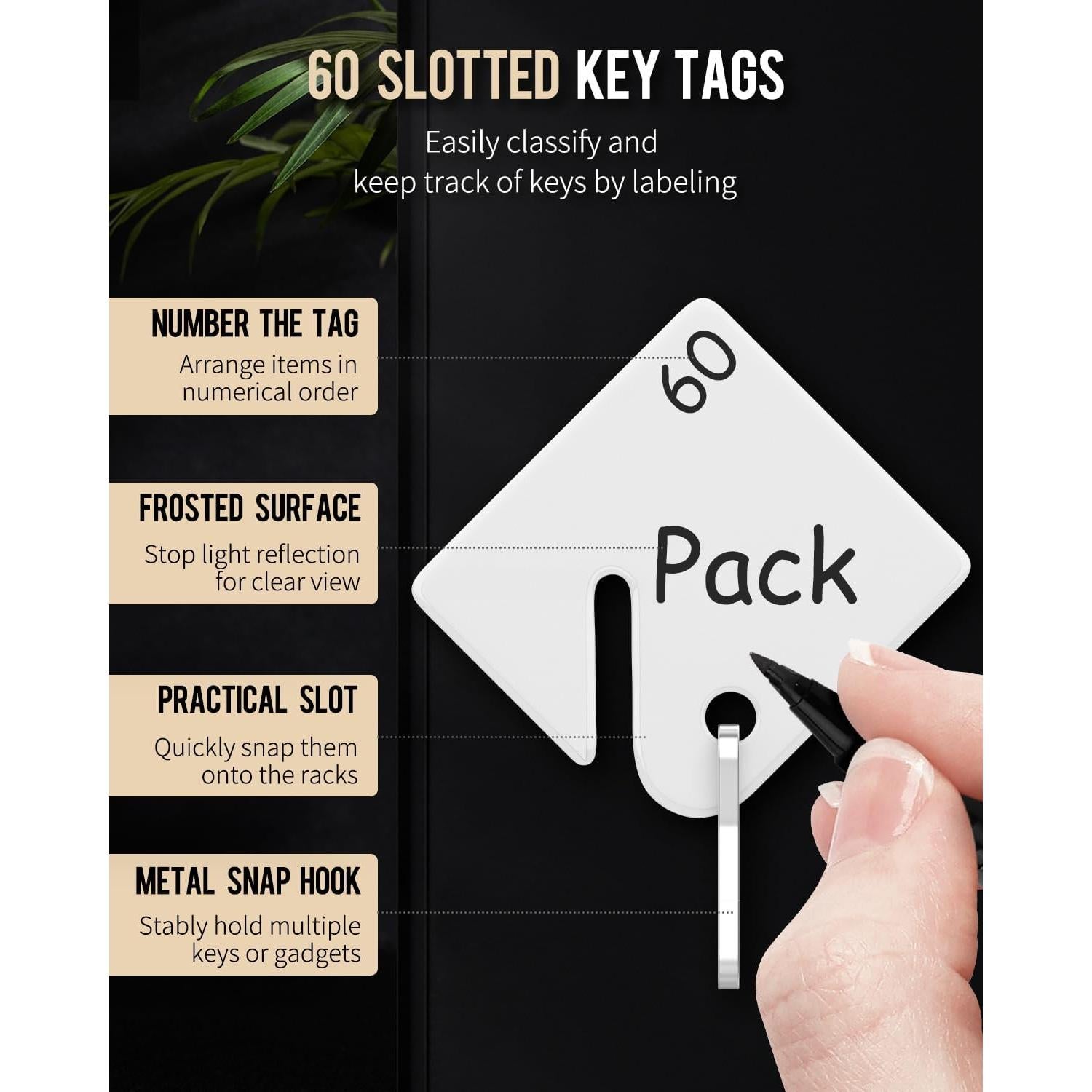 Armario de Llaves Uniclife 60 Posiciones con Cerradura Combinada