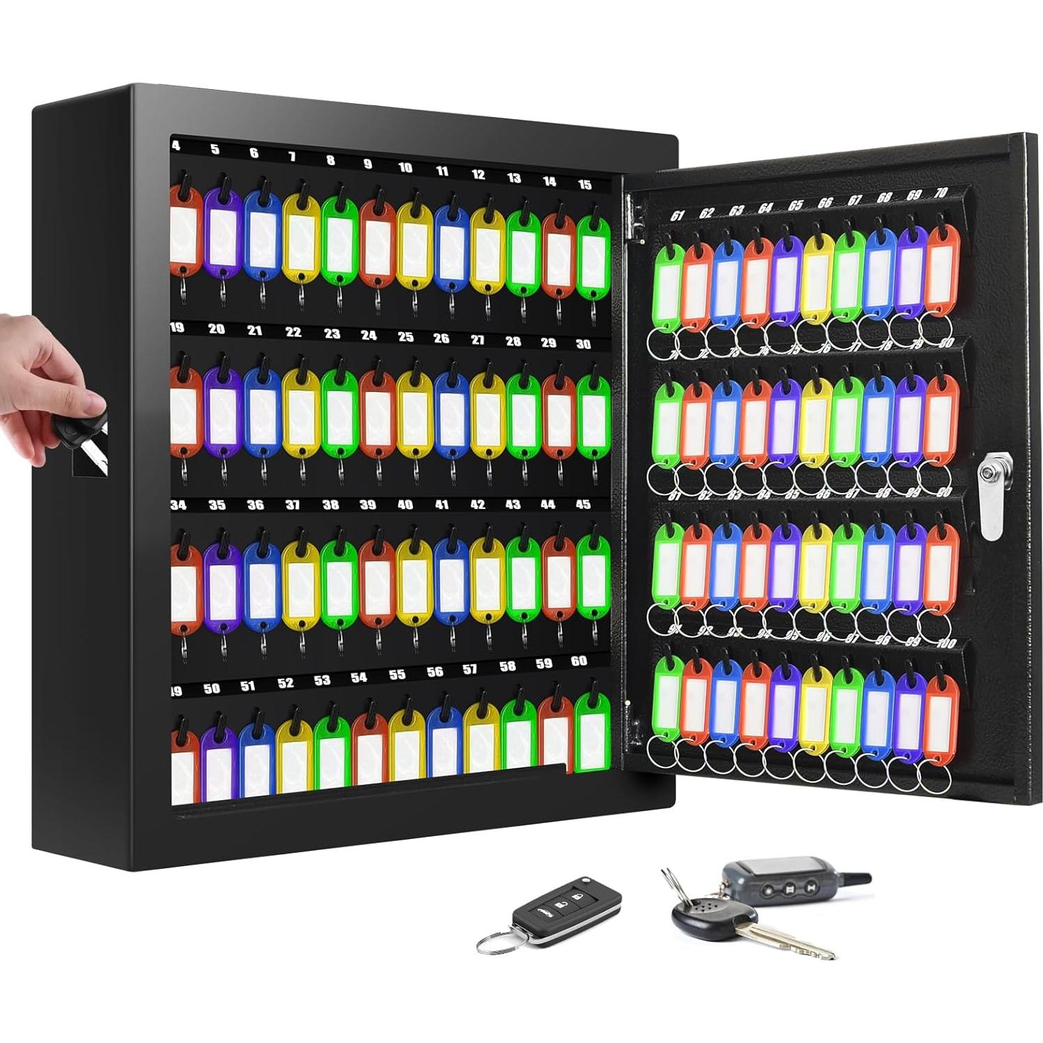 Armario de Llaves Nebakne 100 Posiciones Seguridad Pared