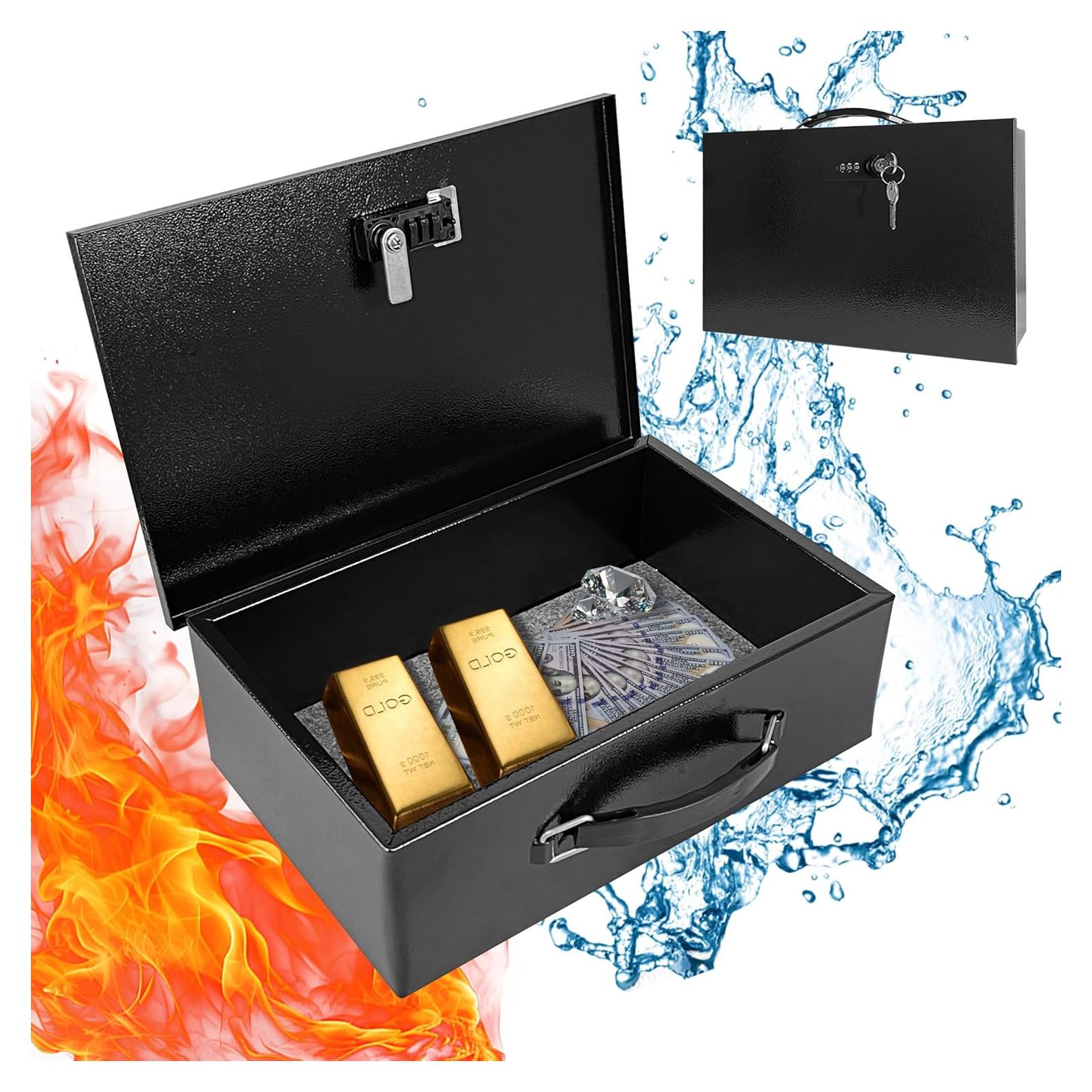 Caja de Seguridad a Prueba de Fuego YIYITOOLS KP018 2.27kg