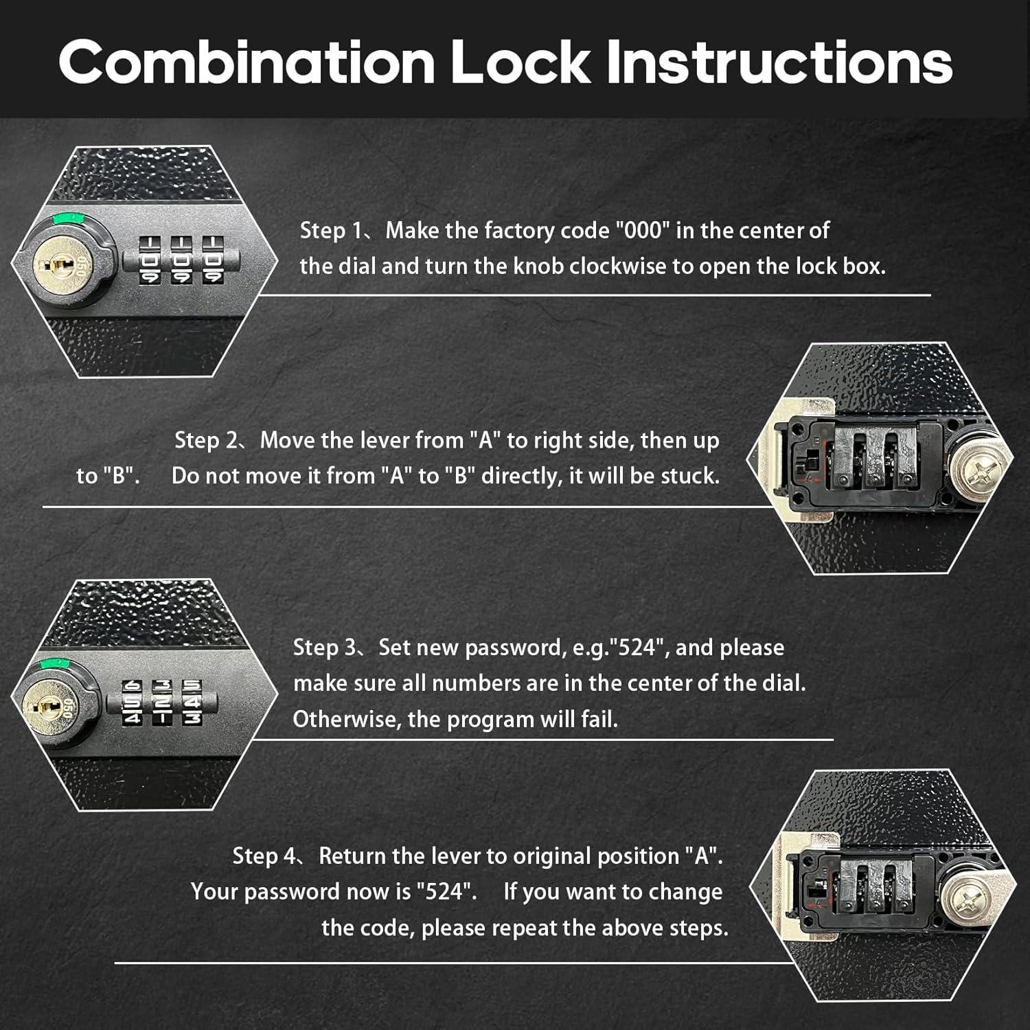Caja de Seguridad a Prueba de Fuego YIYITOOLS KP018 2.27kg