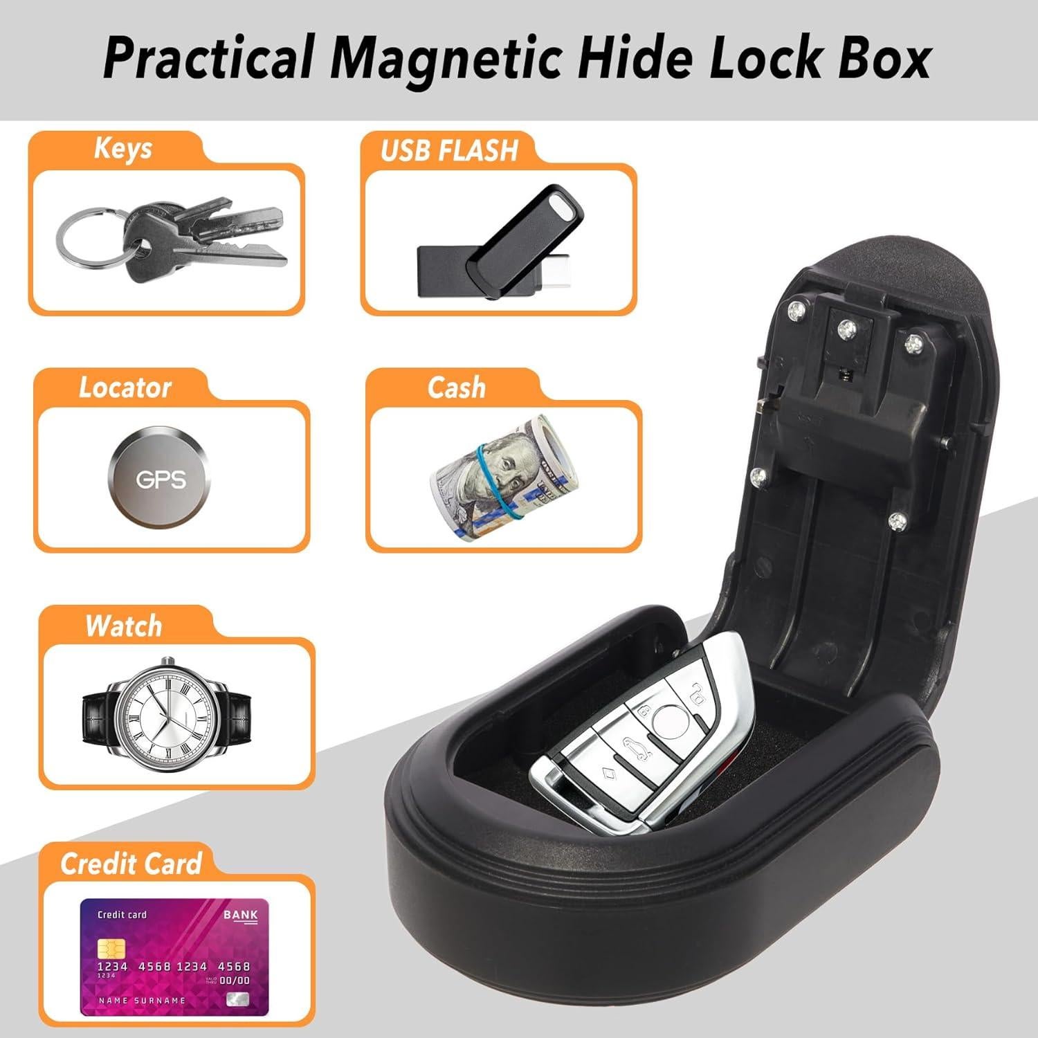 Soporte Magnético para Llaves BienBion con Combinación Negra