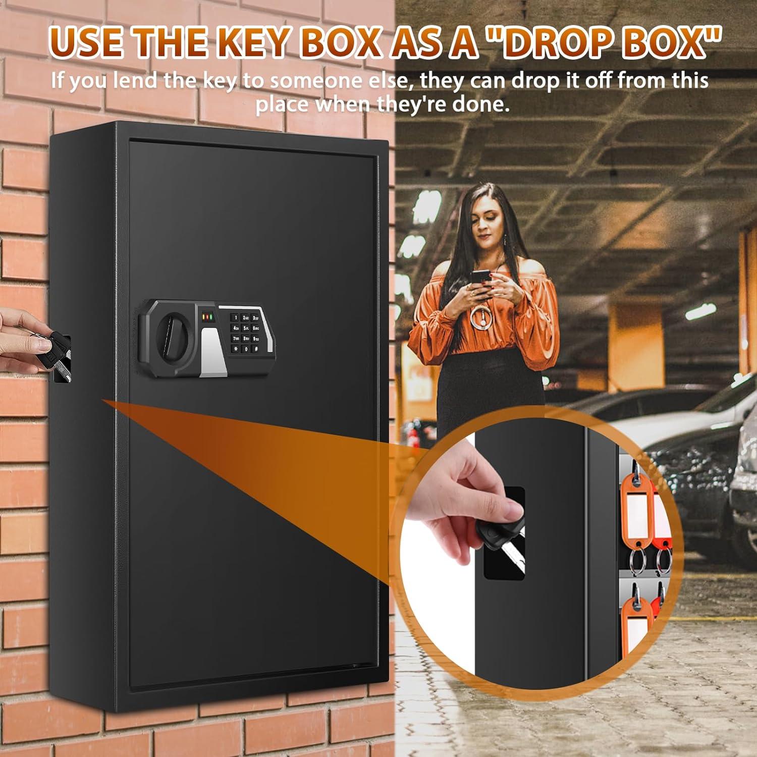 Caja Fuerte Ignífuga Nebakne para 144 Llaves con Cerradura Electrónica