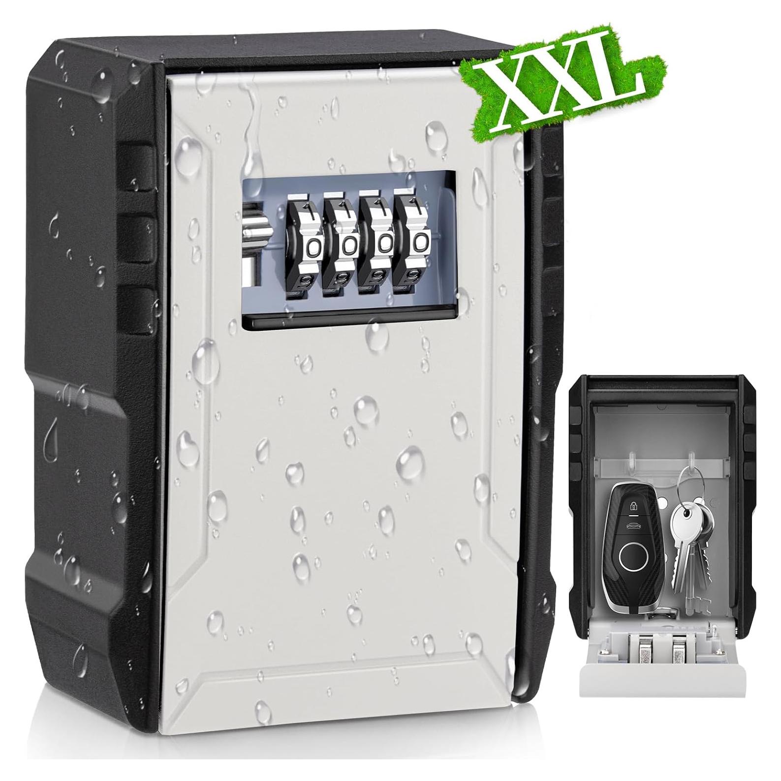 Caja de Llave Grande BKNOOU con Combinación 4 Dígitos Impermeable