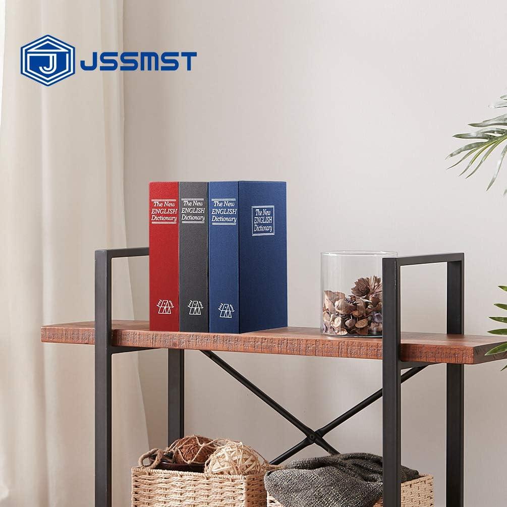 Caja de Libro con Cerradura de Llave Jssmst Grande Negra