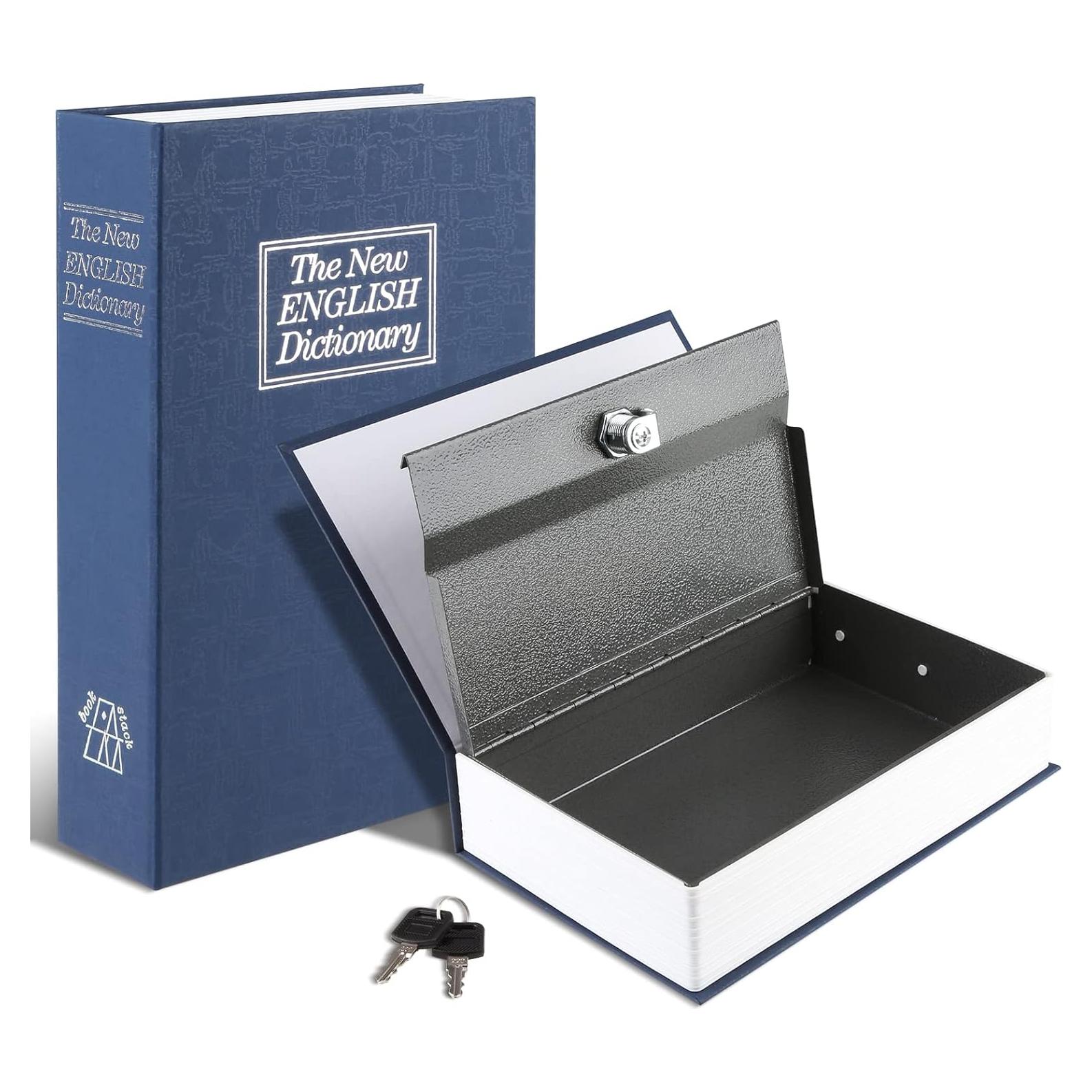 Caja de Seguridad de Libros Tahoe Trails Azul Marino 24.1x15.5cm