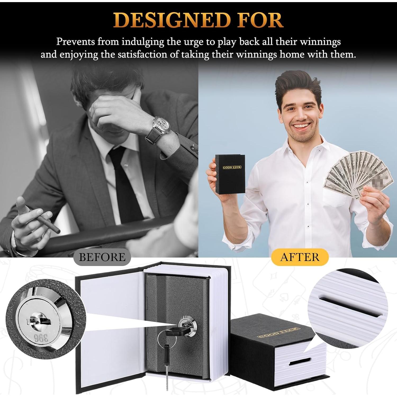 Caja Metálica Portátil Havawish para Ahorro de Dinero 11.5x8.5cm