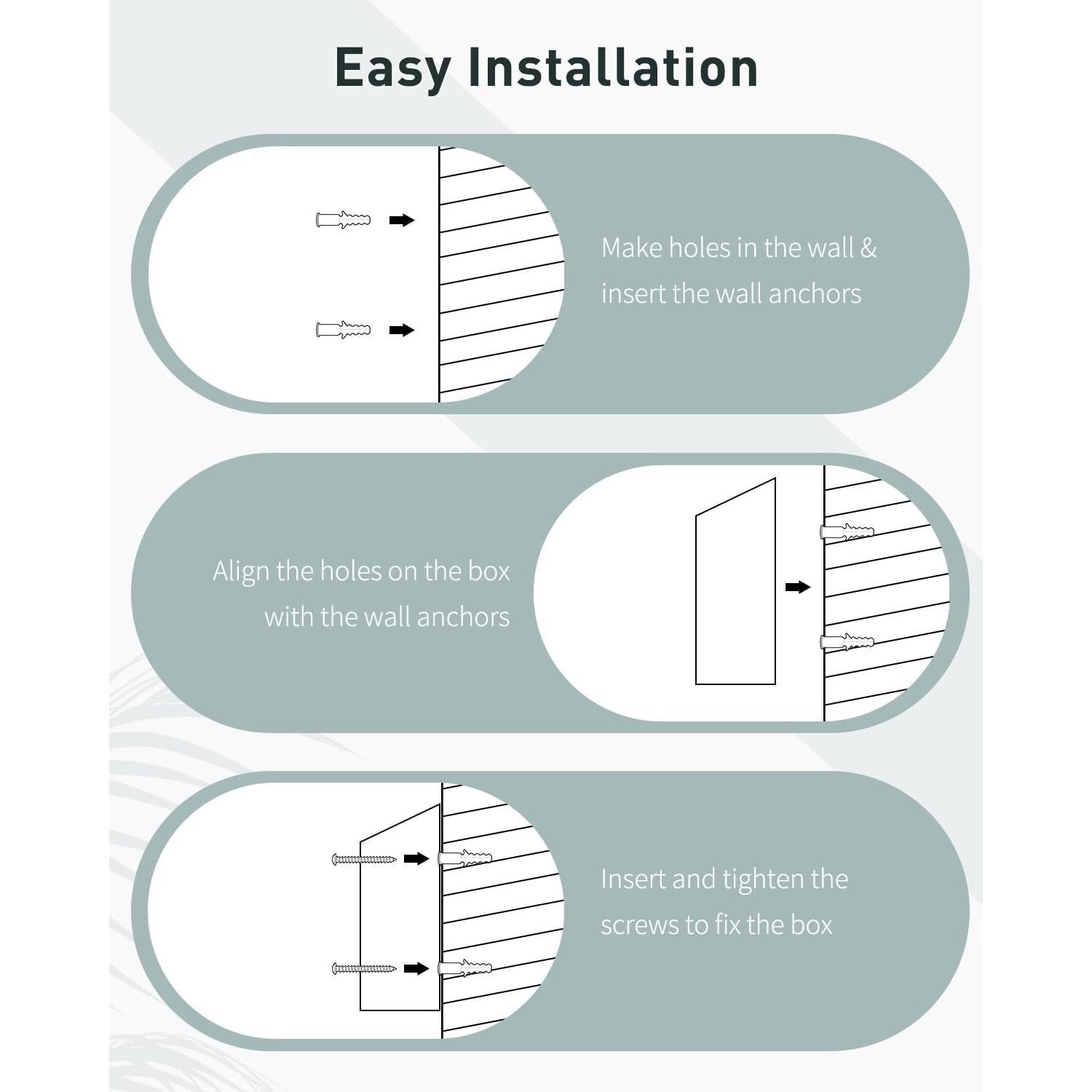 Caja de Donaciones Uniclife de Metal Negro con Cerradura 24.4cm