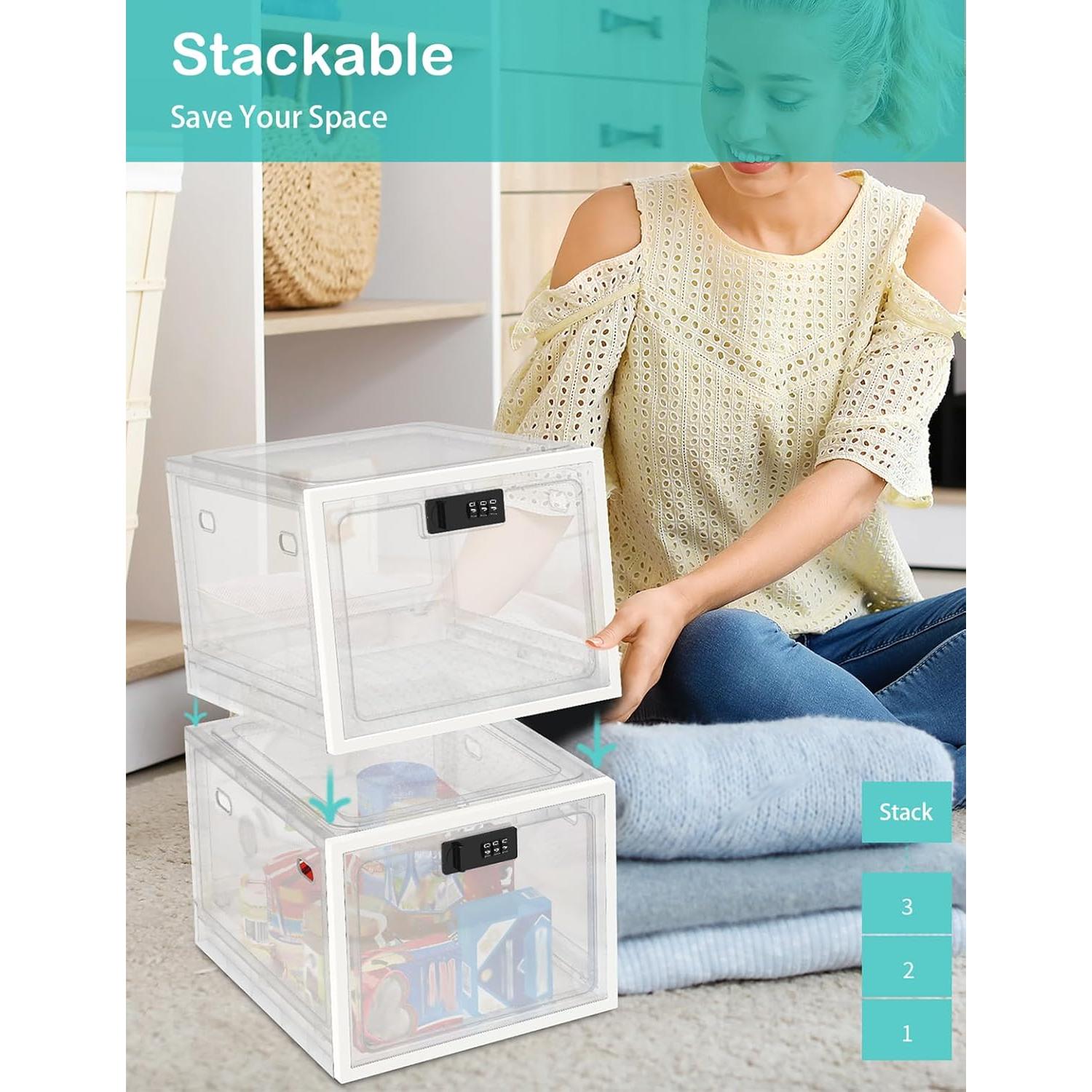 Caja de Seguridad Grande Biliitim para Medicamentos y Snacks 5L