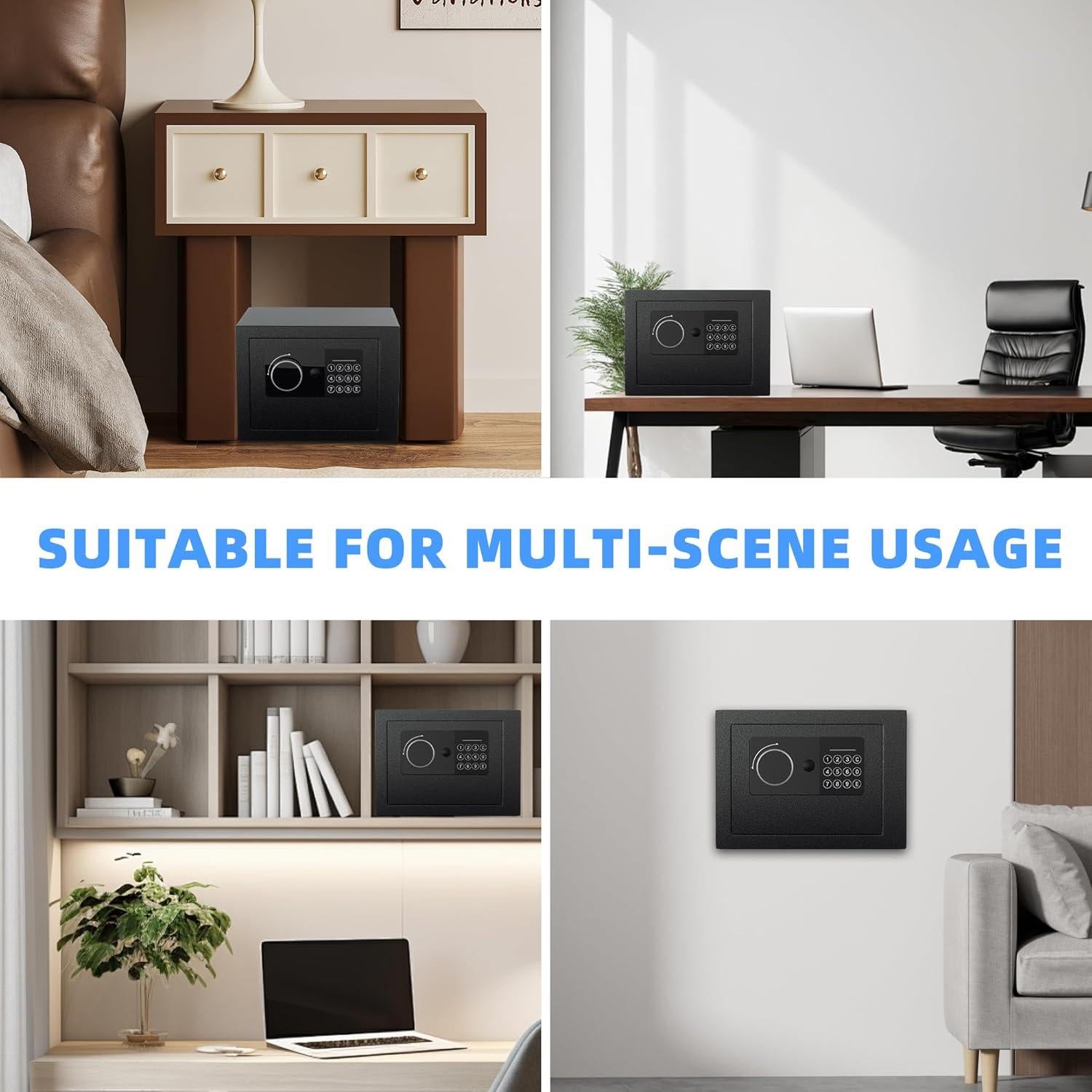 Caja Fuerte Electrónica CDC DIGI 4.6L Acero 23x17x17cm