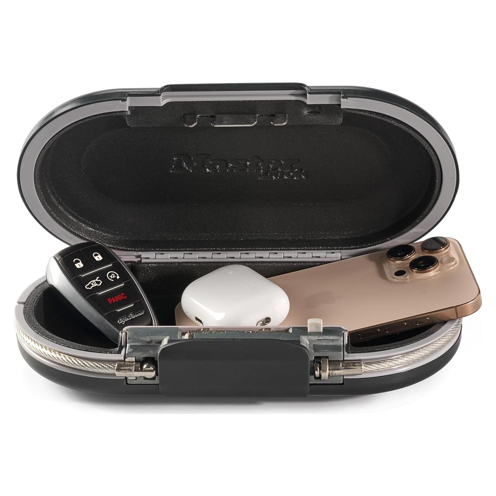 Caja Fuerte Portátil Master Lock 5900D Gris 23.9x13.1x5.1cm