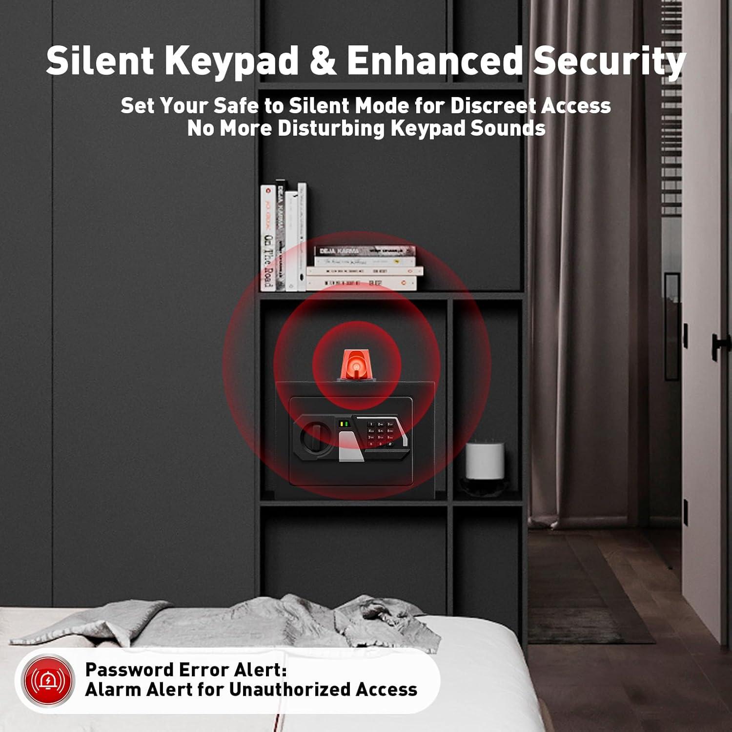 Caja Fuerte TOTOY 0.5 Pies Cúbicos Acero Electrónica