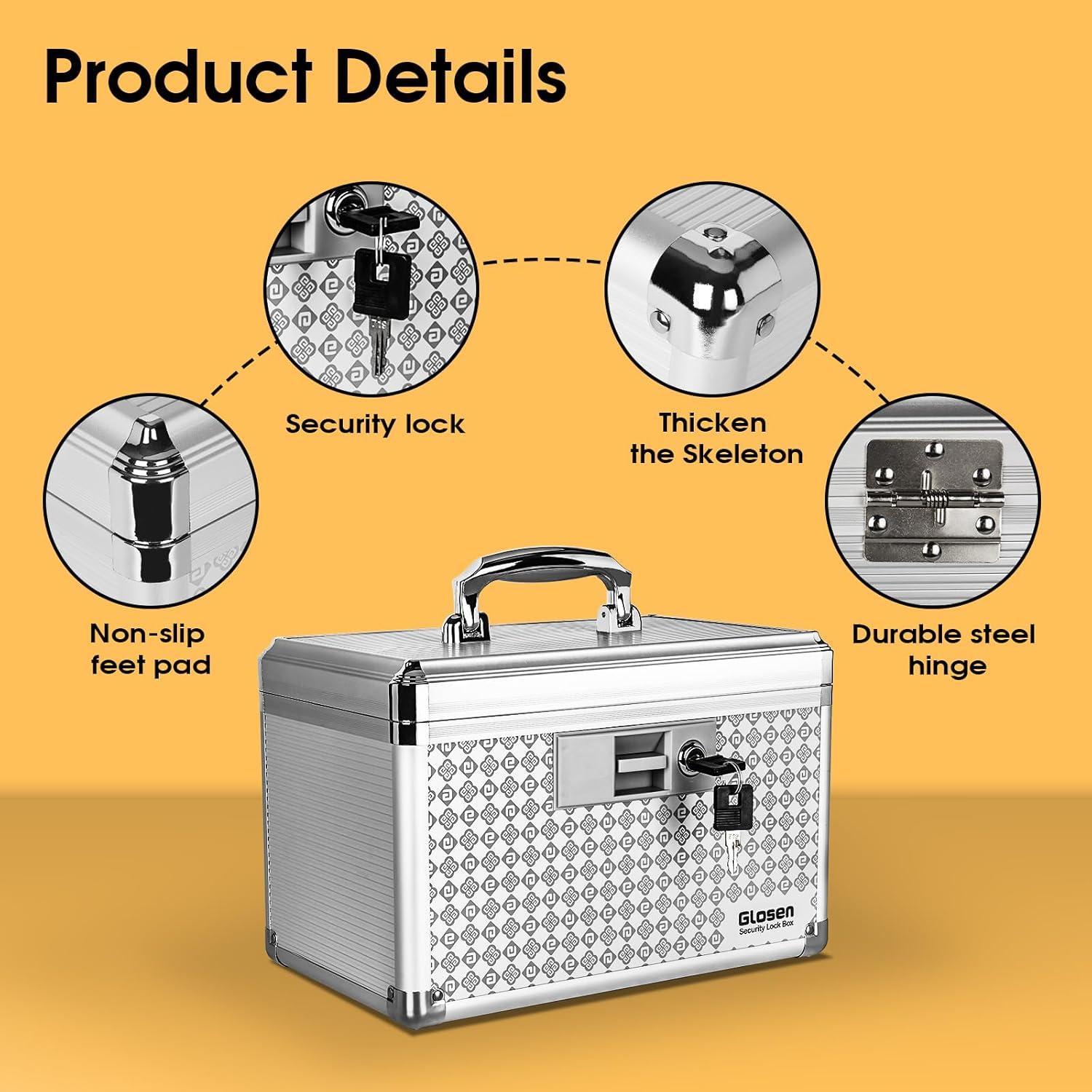 Caja de Seguridad para Medicamentos Glosen M-30.48cm Gris