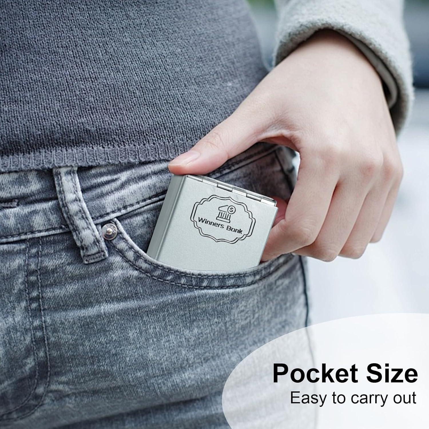 Caja Fuerte Portátil Meudid para Jugadores - Metal Plata