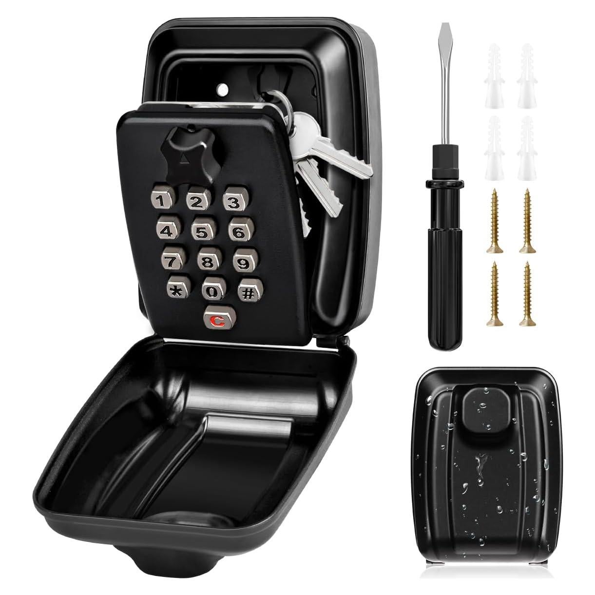 Caja de Llave TEUEN con Cerradura Combinación Impermeable