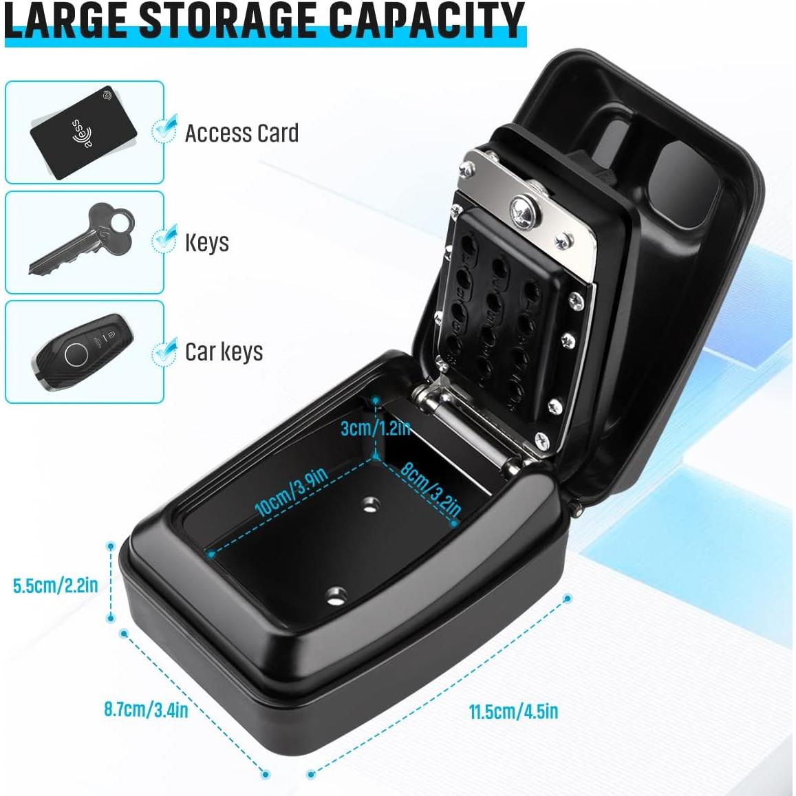 Caja de Llave TEUEN con Cerradura Combinación Impermeable