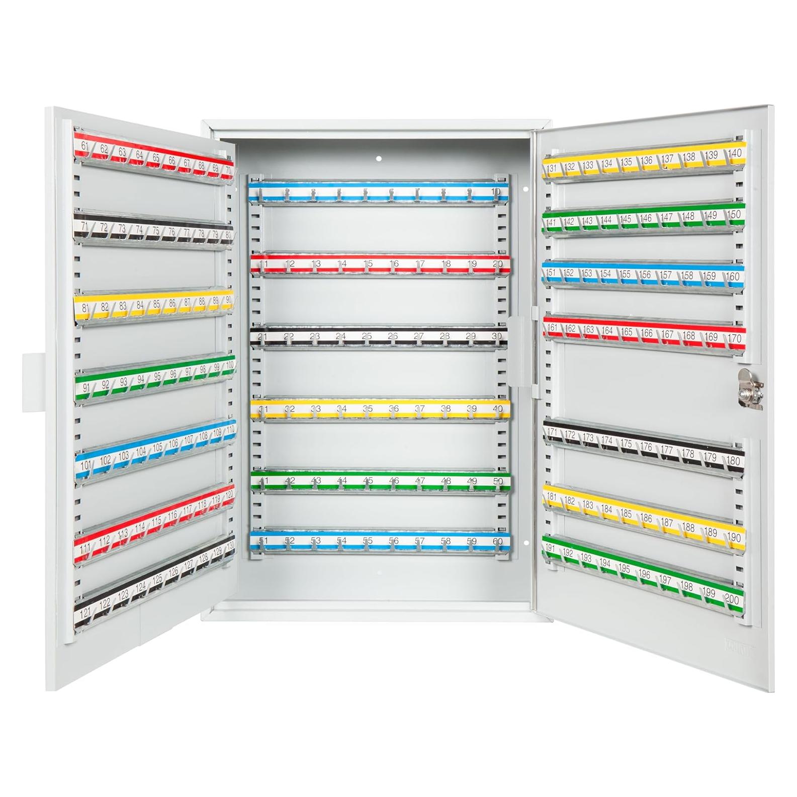 Caja de Claves Durabox 200 Posiciones Acero Gris Claro