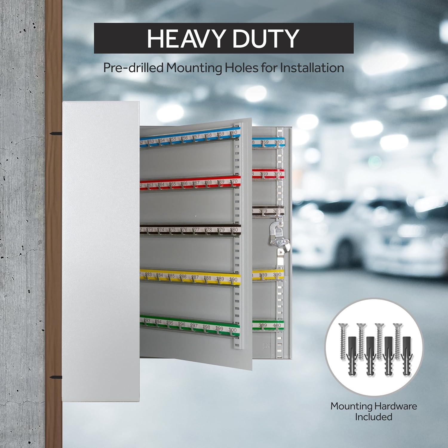 Caja de Claves Durabox 200 Posiciones Acero Gris Claro