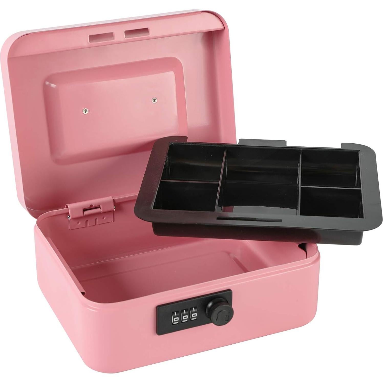 Caja Fuerte Mediana xydled de Acero con Cerradura Combinación Rosa