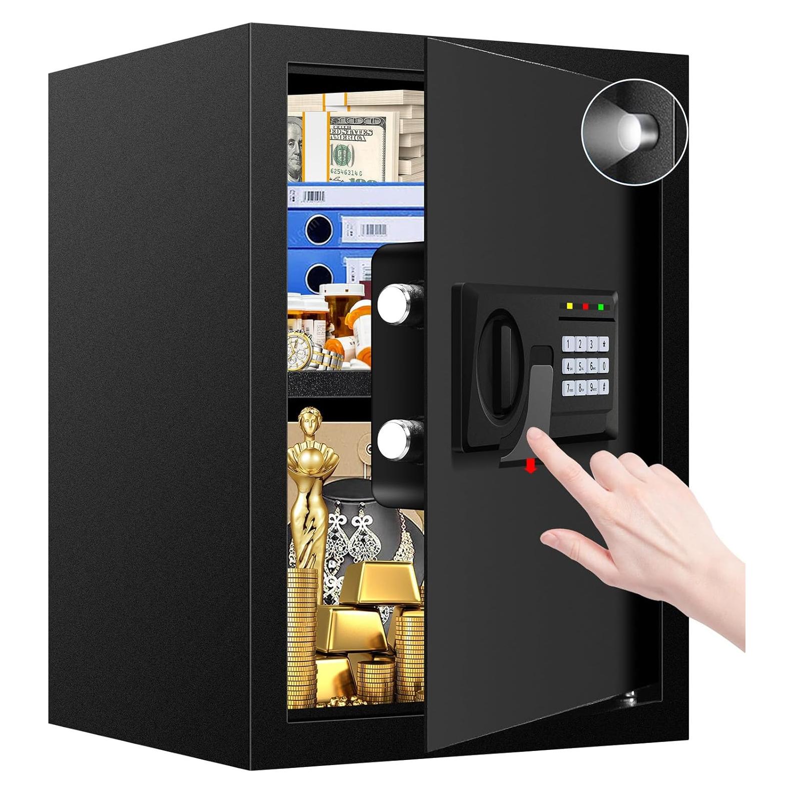 Caja Fuerte Grande VIDXCVIT 3.2 Pies Cúbicos Digital a Prueba de Fuego