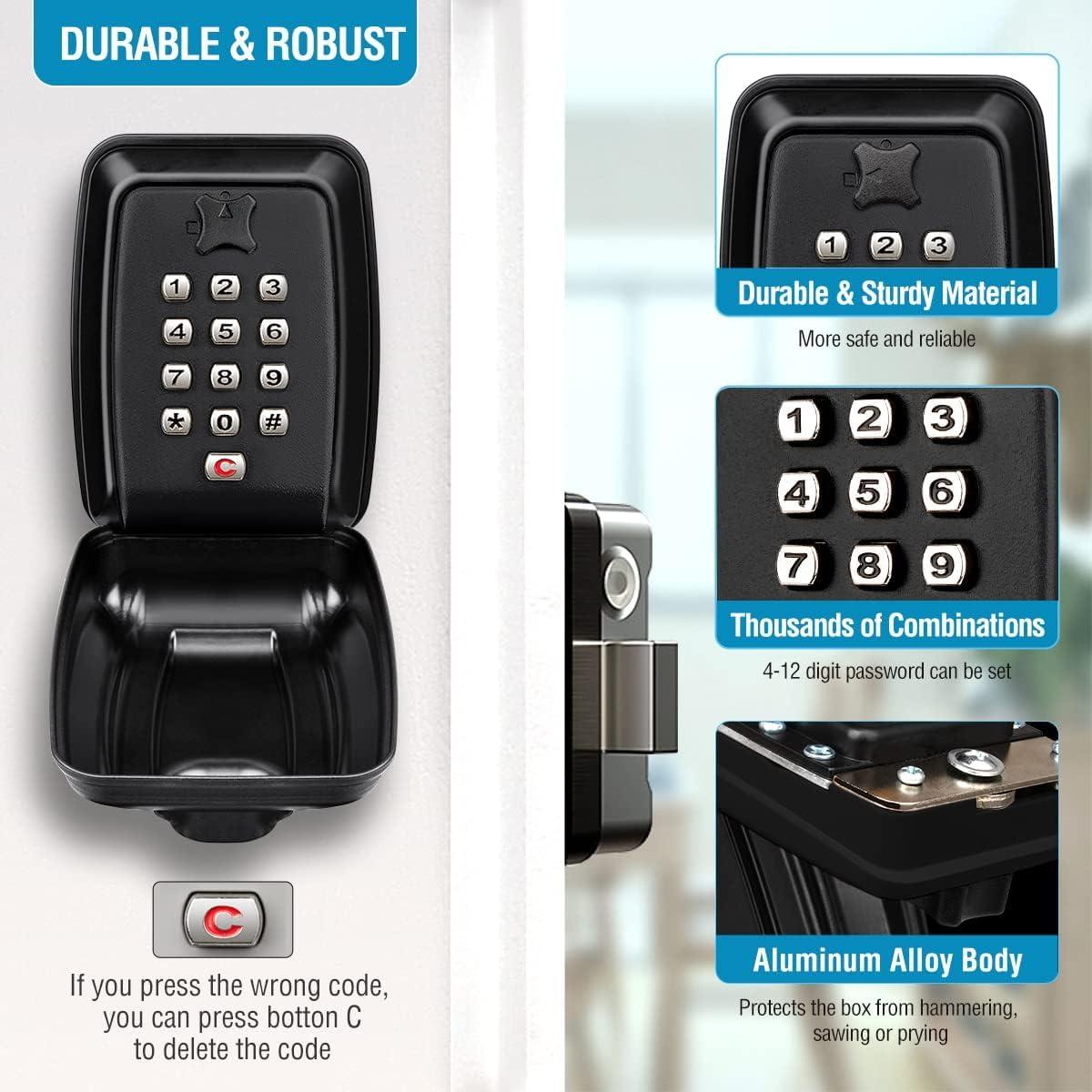 Caja de Llave BKNOOU Montaje en Pared Impermeable 0.6kg