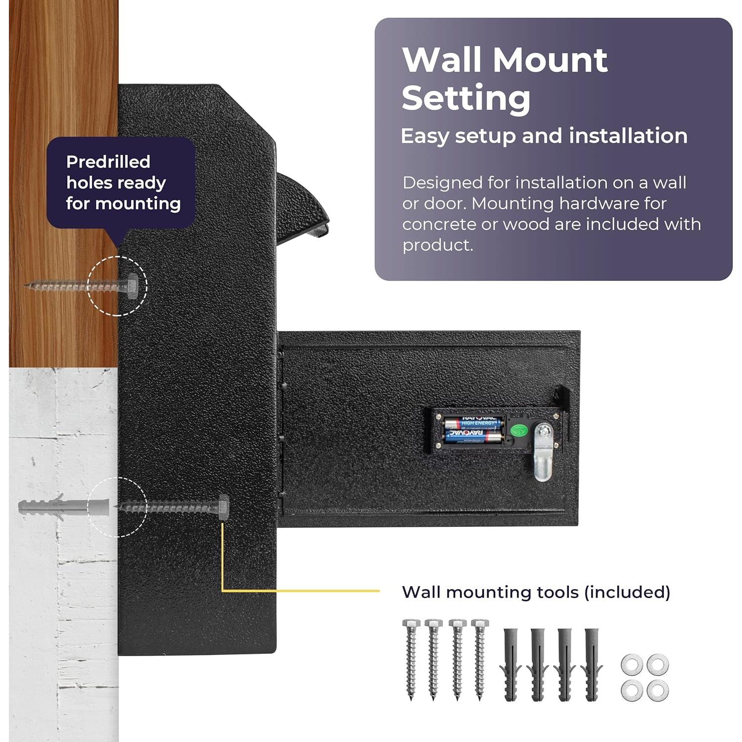 Caja de Depósito Volcora Digital con Cerradura Electrónica 38.1x30.5cm