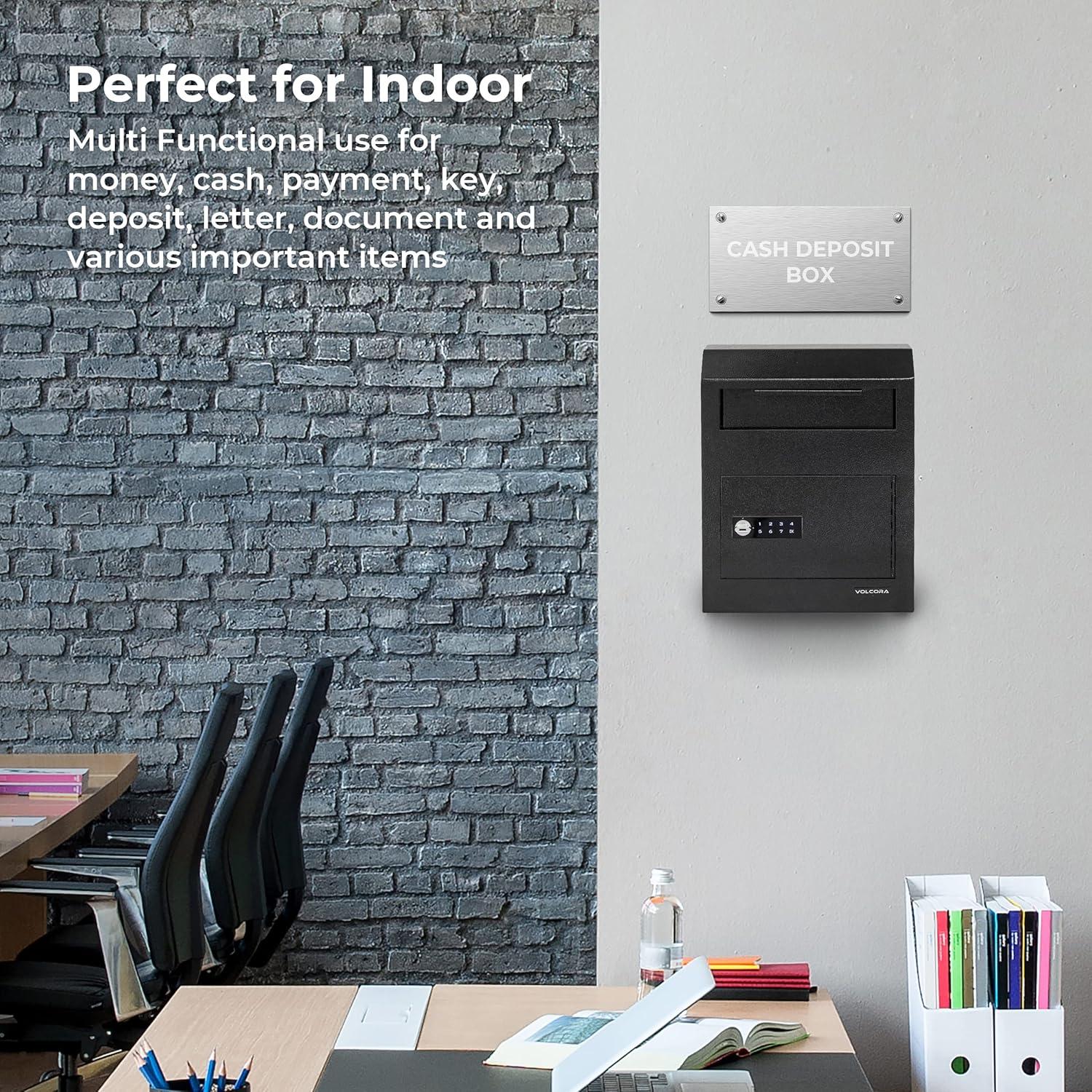 Caja de Depósito Volcora Digital con Cerradura Electrónica 38.1x30.5cm