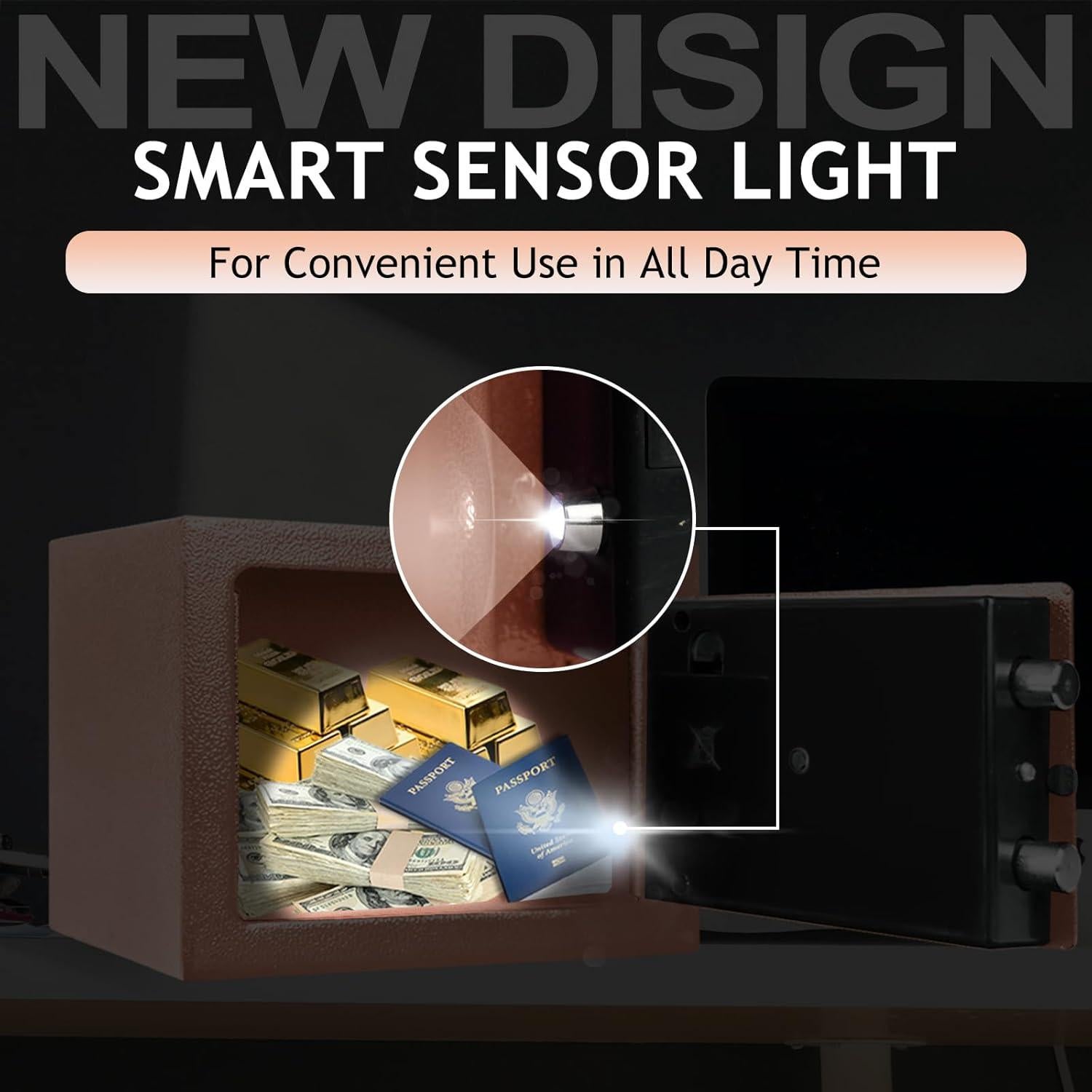 Caja Fuerte Digital KOFAIR 0.23 Pies³ Ignífuga con Luz