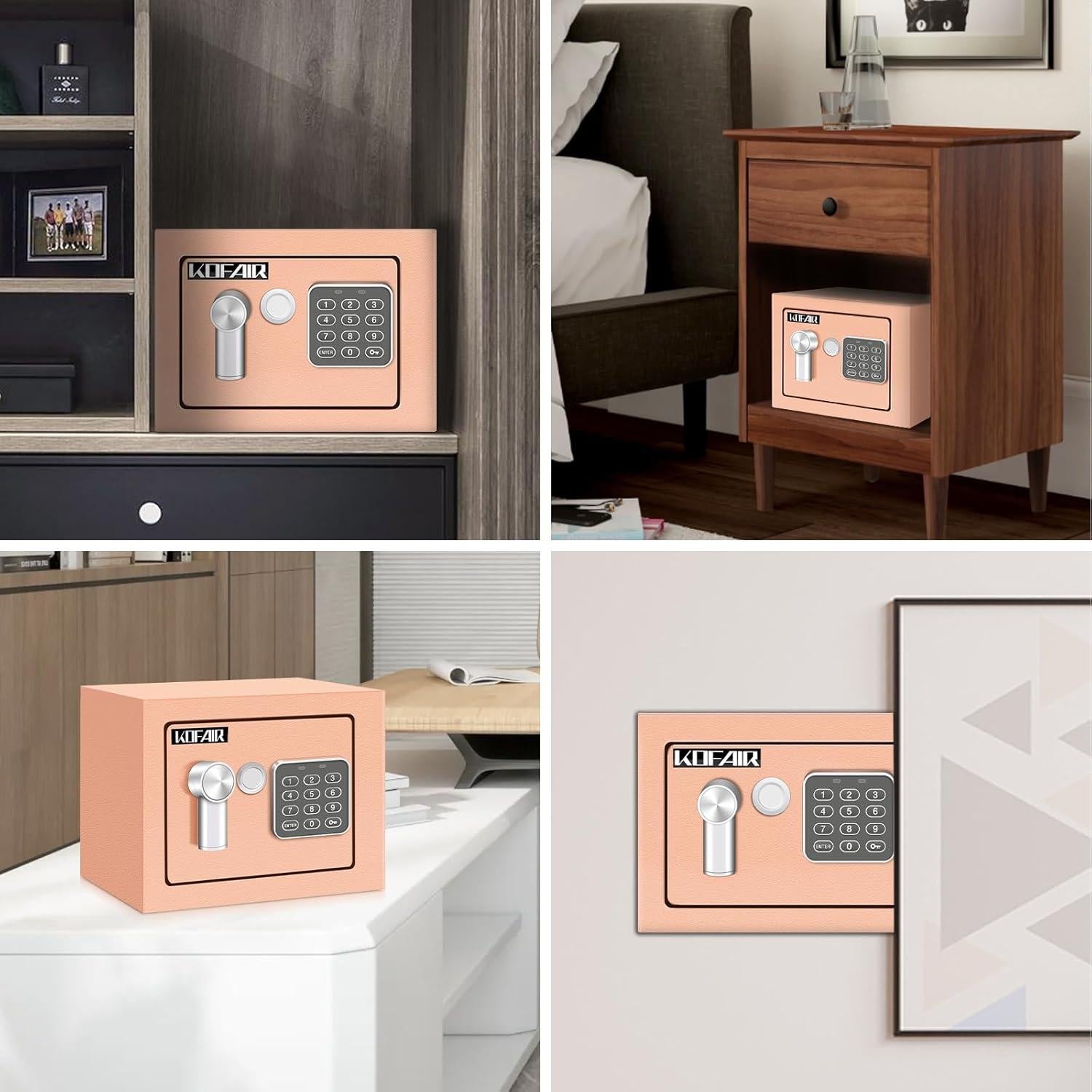 Caja Fuerte Digital KOFAIR 0.23 Pies³ Ignífuga con Luz