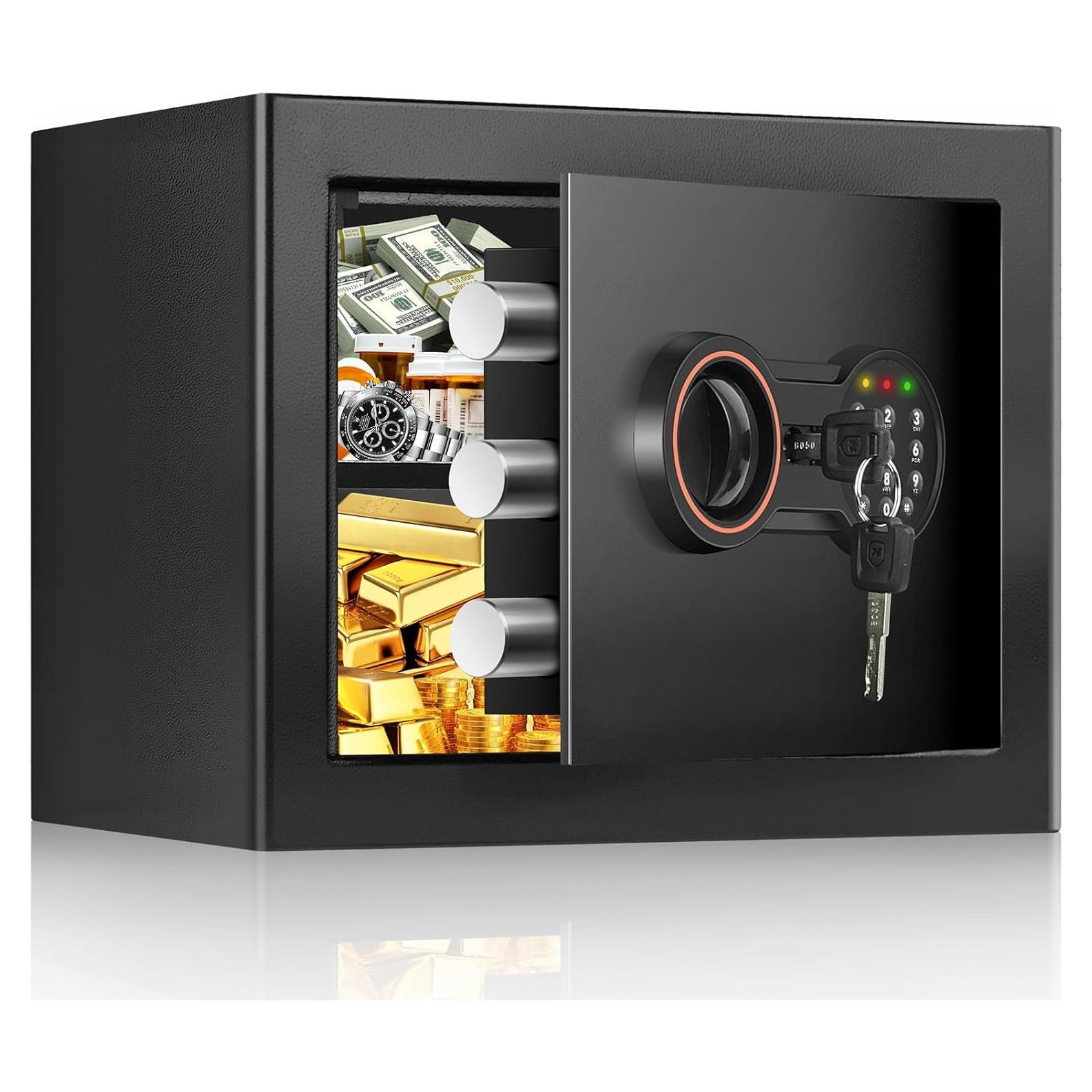 Caja Fuerte Digital Tepafac 25H con Alarma y Estante Removible