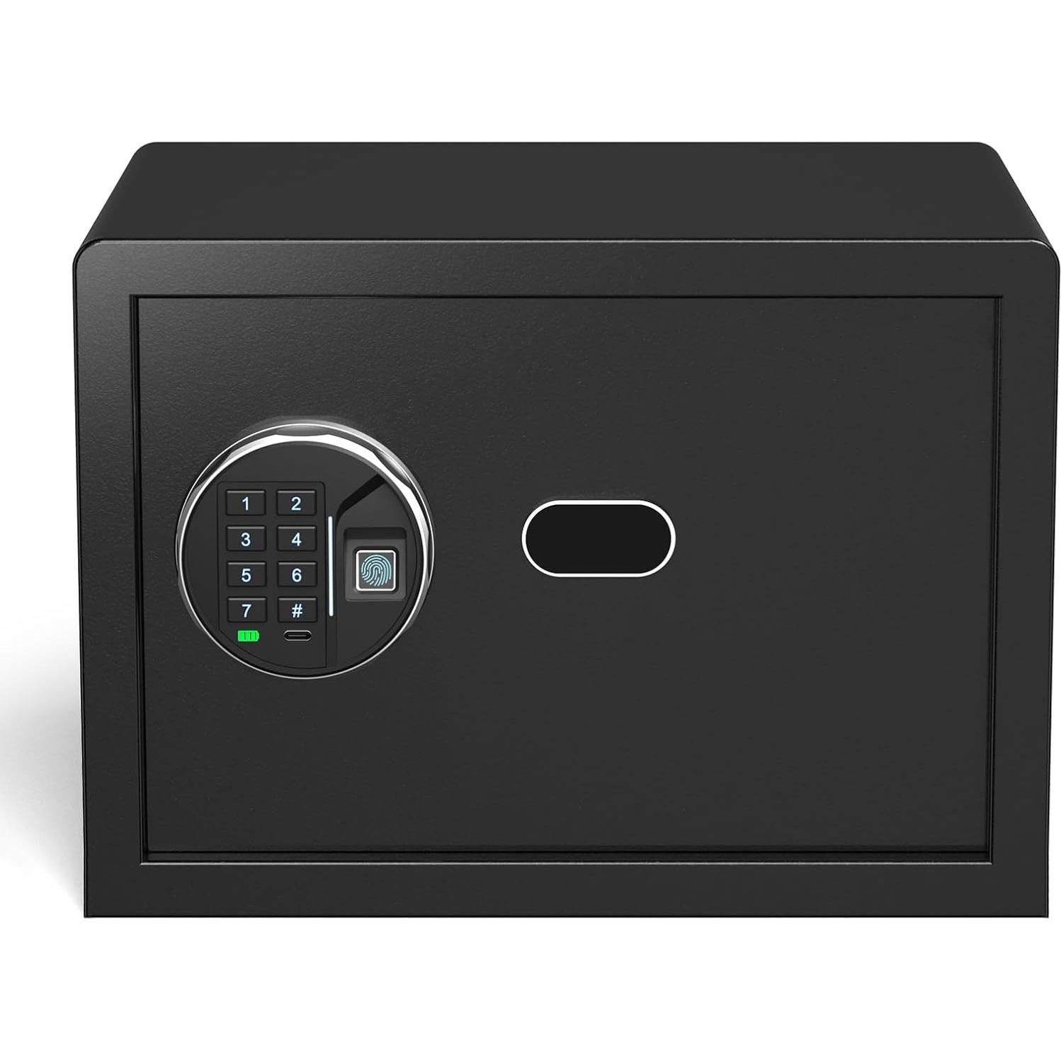 Caja Fuerte Biométrica Grimtron 0.8 Pies³ con Teclado LED