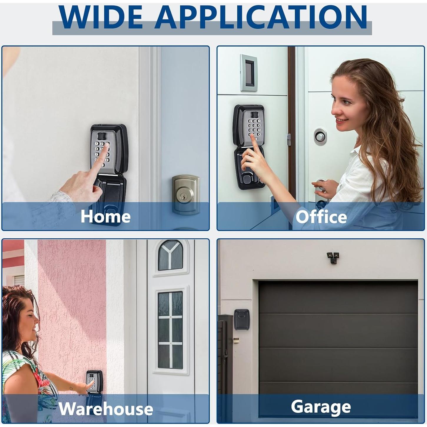 Caja de Llave Montada en Pared Piclafe 12 Dígitos Impermeable